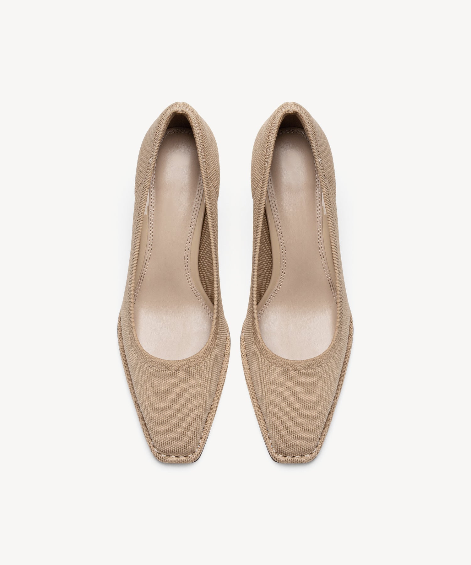 MOUSSE FIT Solid Color Stiletto Pumps Cosy Island #color_apricot