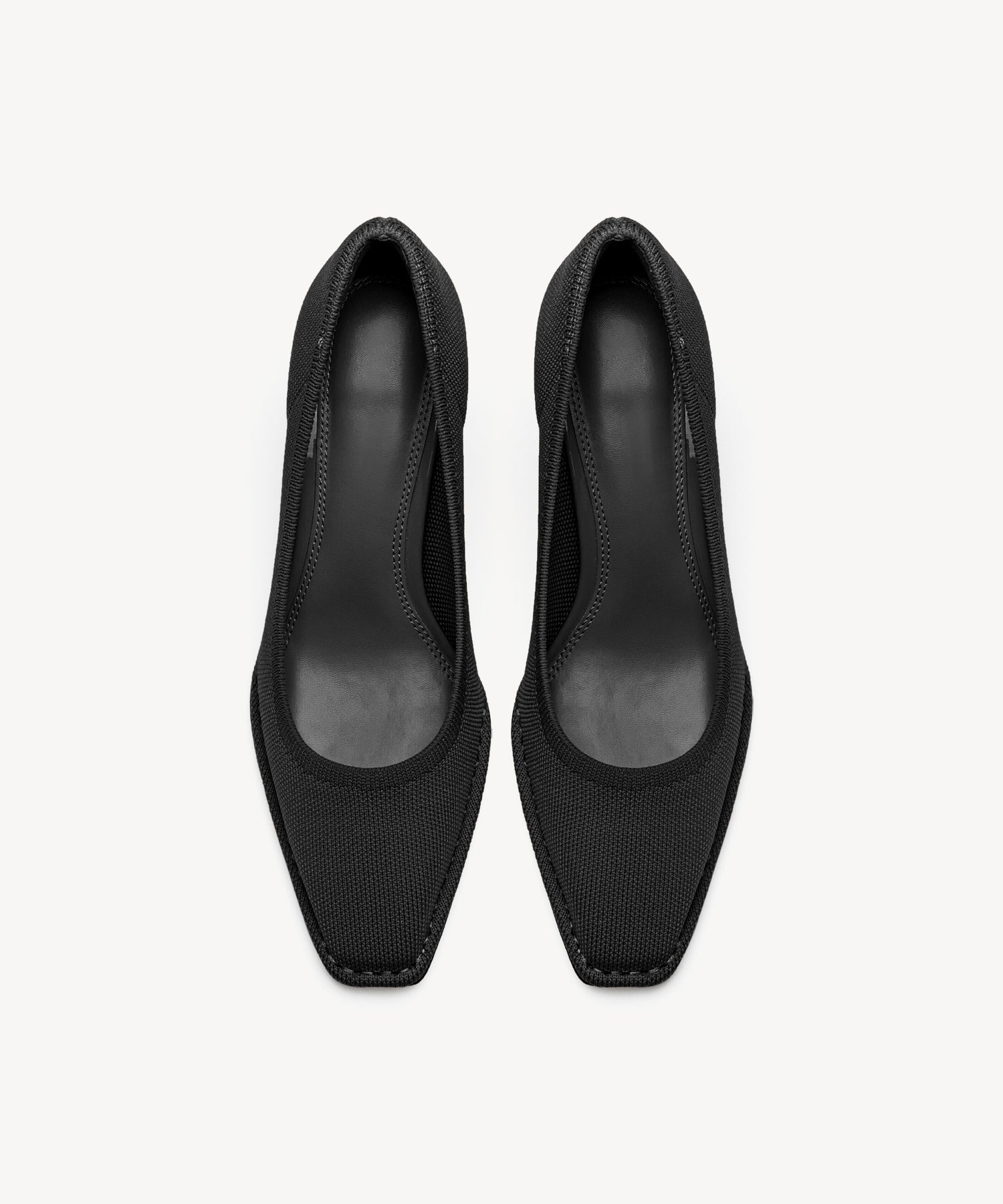 MOUSSE FIT Solid Color Stiletto Pumps Cosy Island #color_black