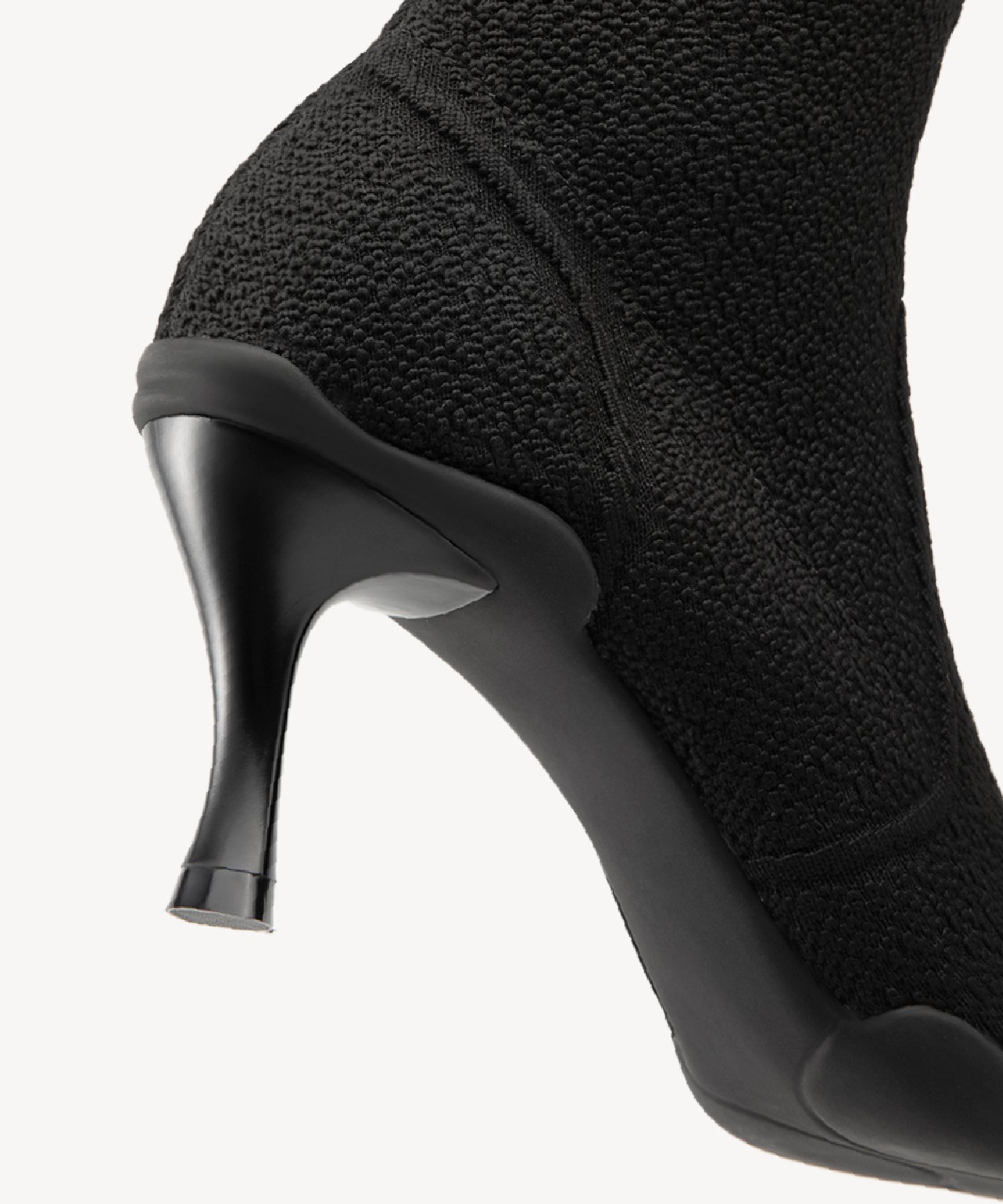 Minimalist Pointed Toe Stiletto Ankle Boots#color_black