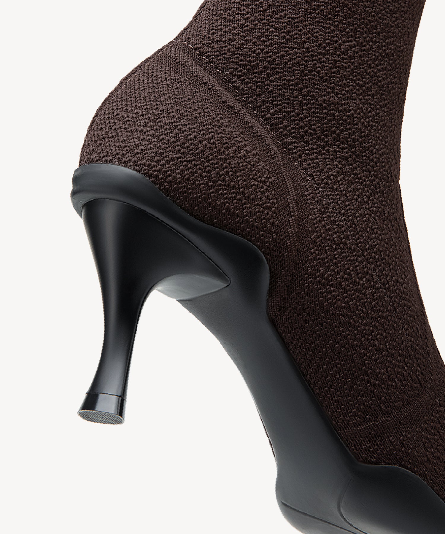 Minimalist Pointed Toe Stiletto Ankle Boots#color_coffee