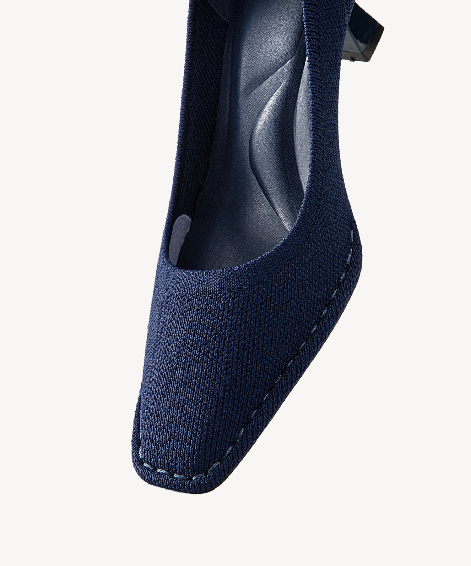 CommuteEase Solid Color Stiletto Pumps#color_navy blue