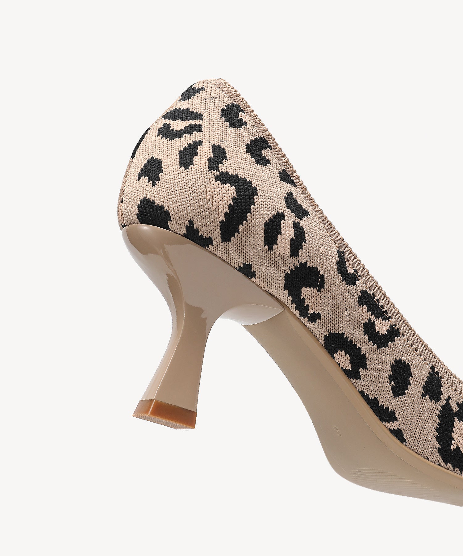 CommuteEase Solid Color Stiletto Pumps#color_leopard