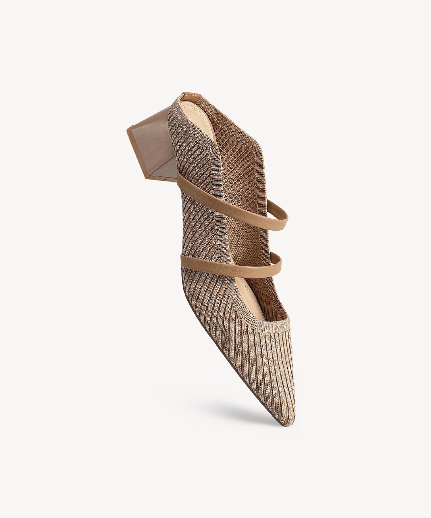 SoftWave Cut Out Block Heeled Mules COSY ISLAND #color_apricot