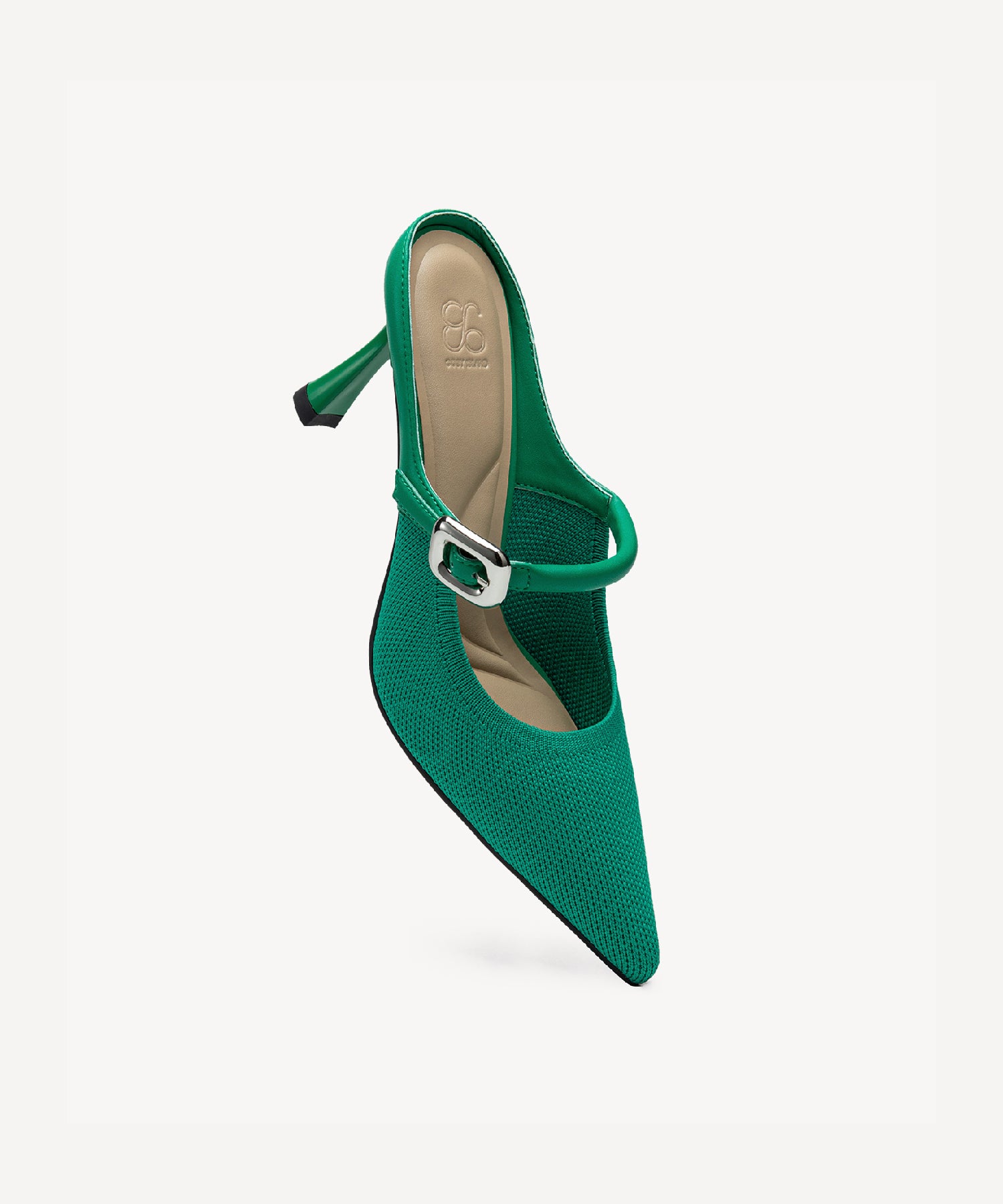 GraceLithe Pointed Toe Heeled Mules COSY ISLAND #color_green