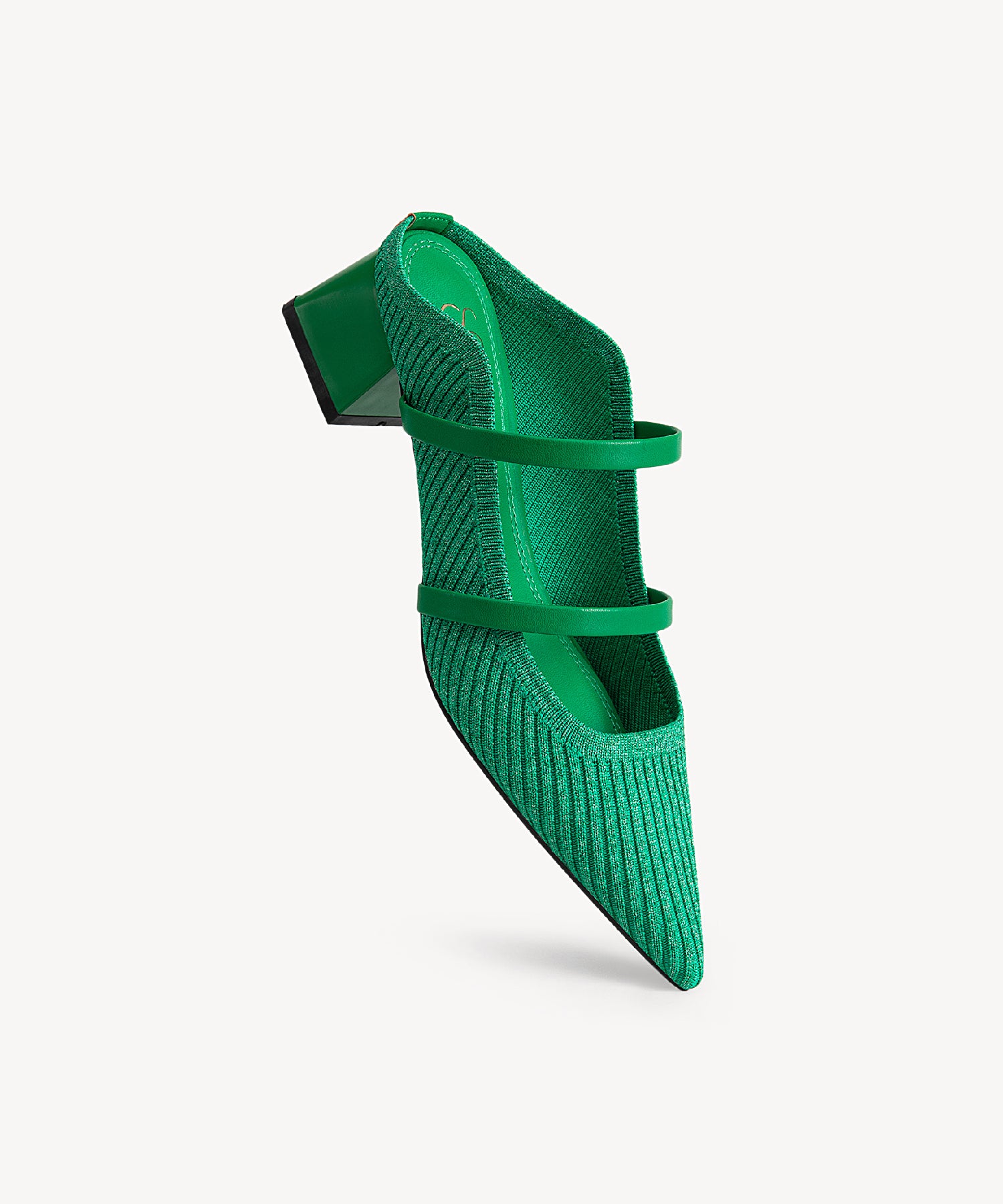 SoftWave Cut Out Block Heeled Mules COSY ISLAND #color_green