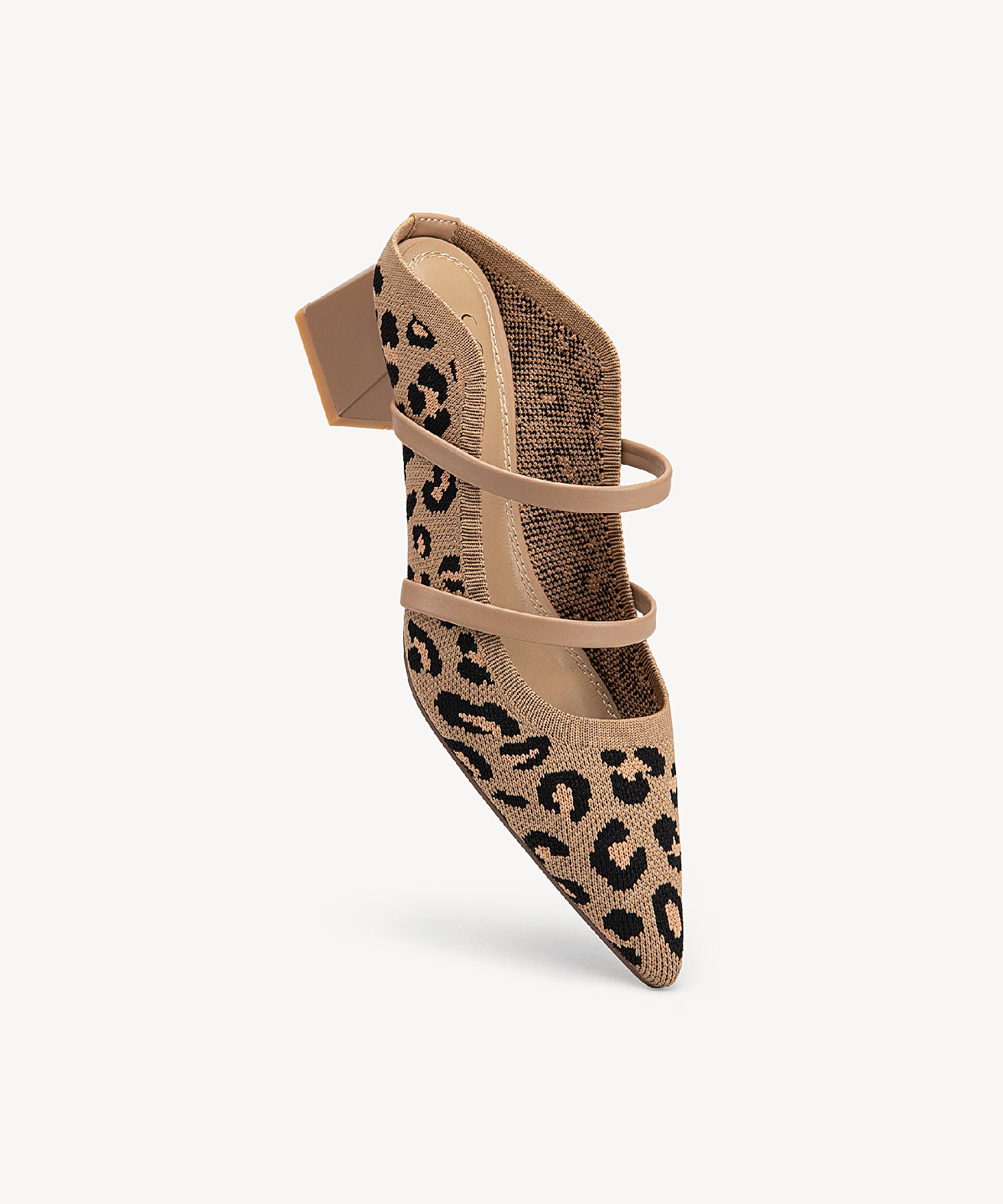 SoftWave Cut Out Block Heeled Mules COSY ISLAND #color_leopard