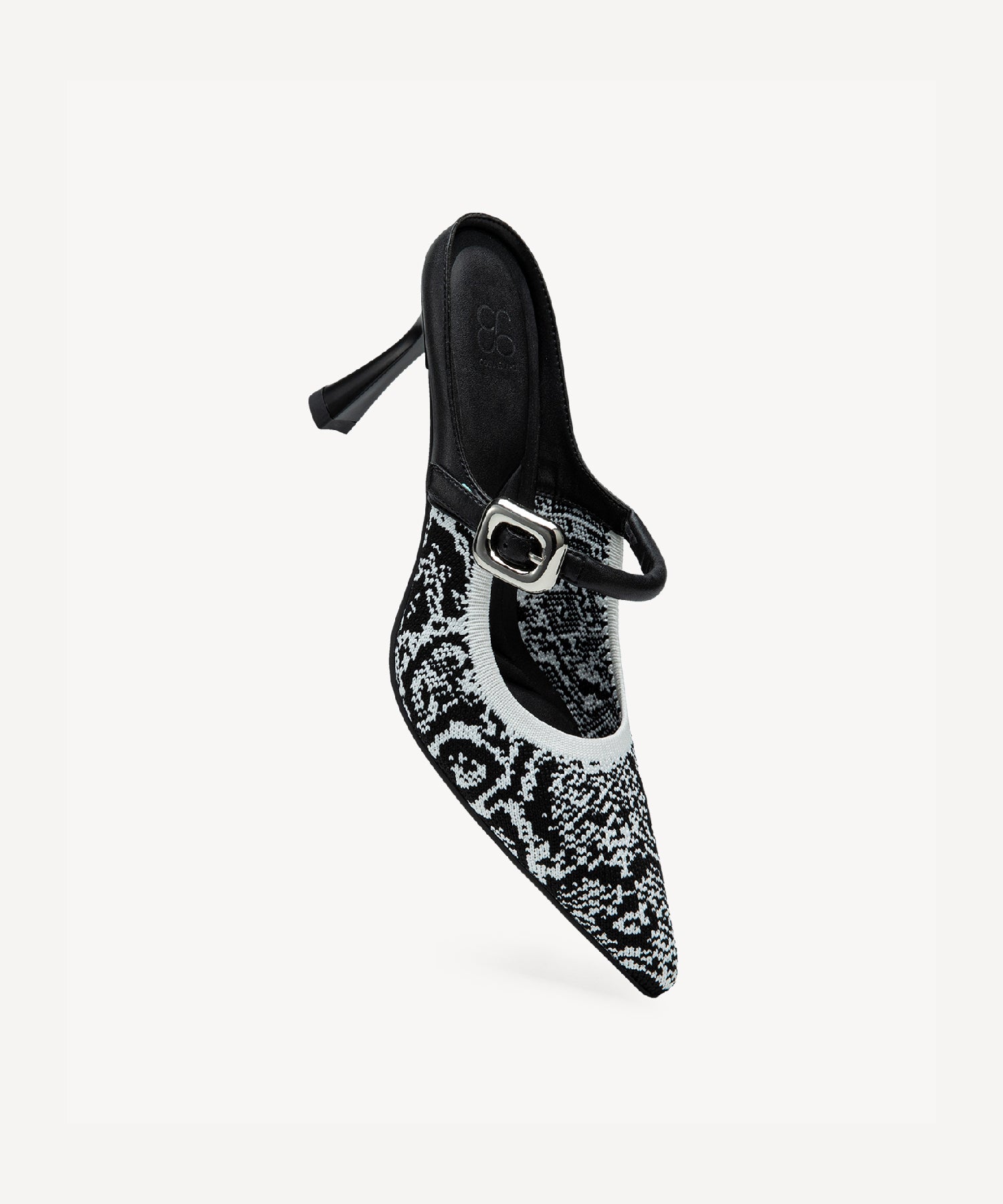 GraceLithe Pointed Toe Heeled Mules#color_snake print