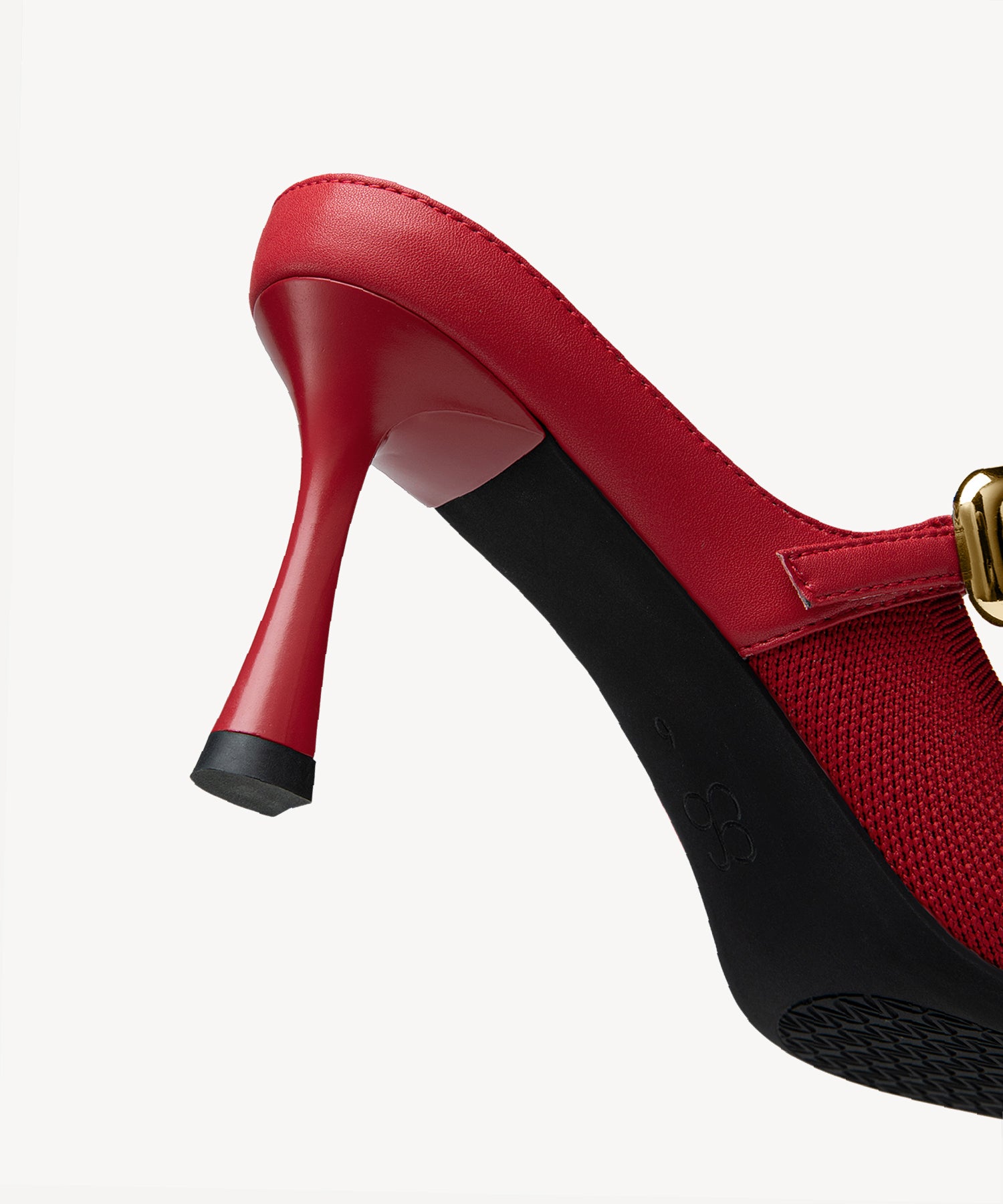 GraceLithe Pointed Toe Heeled Mules COSY ISLAND #color_red