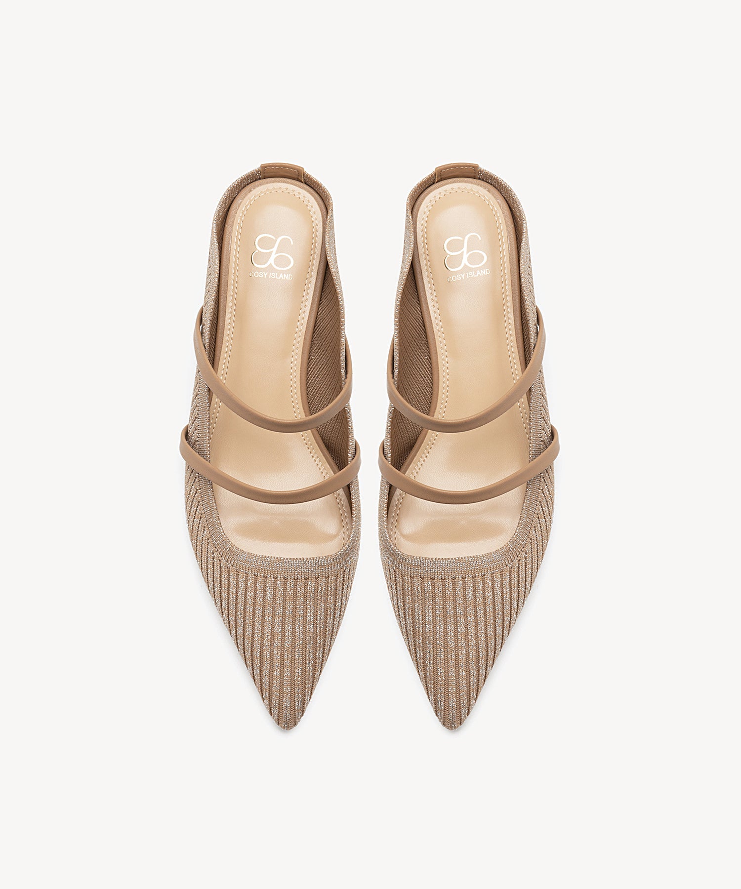 SoftWave Cut Out Block Heeled Mules COSY ISLAND #color_apricot