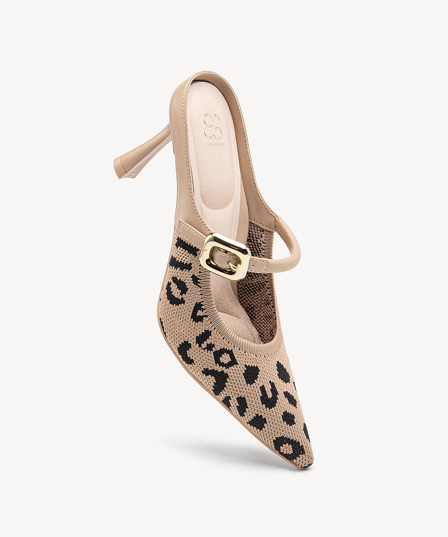 GraceLithe Pointed Toe Heeled Mules — Pro#color_leopard