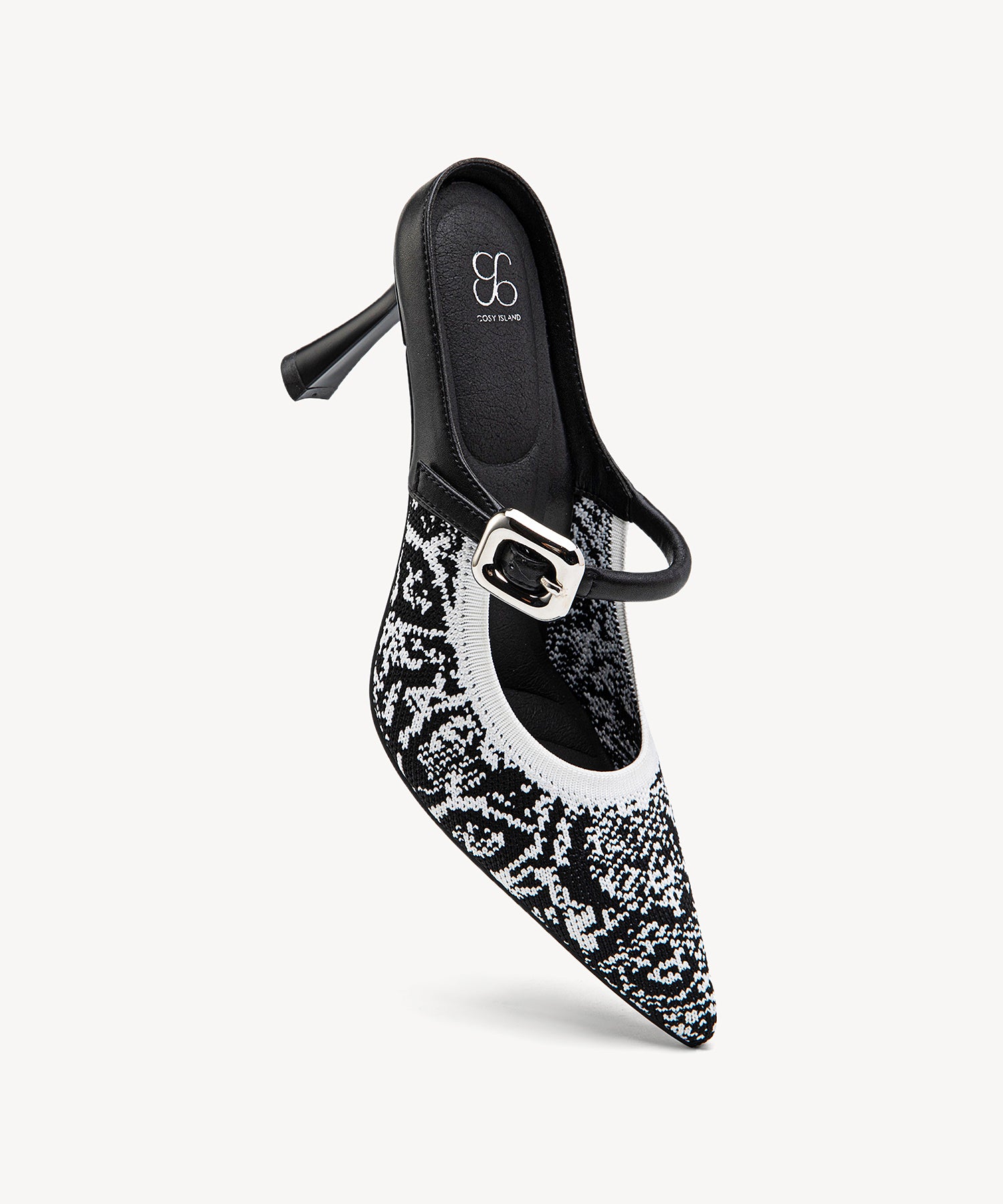 GraceLithe Pointed Toe Heeled Mules — Pro#color_snake print