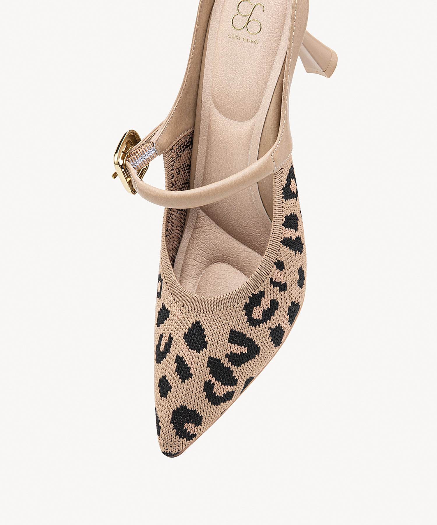 GraceLithe Pointed Toe Heeled Mules — Pro#color_leopard