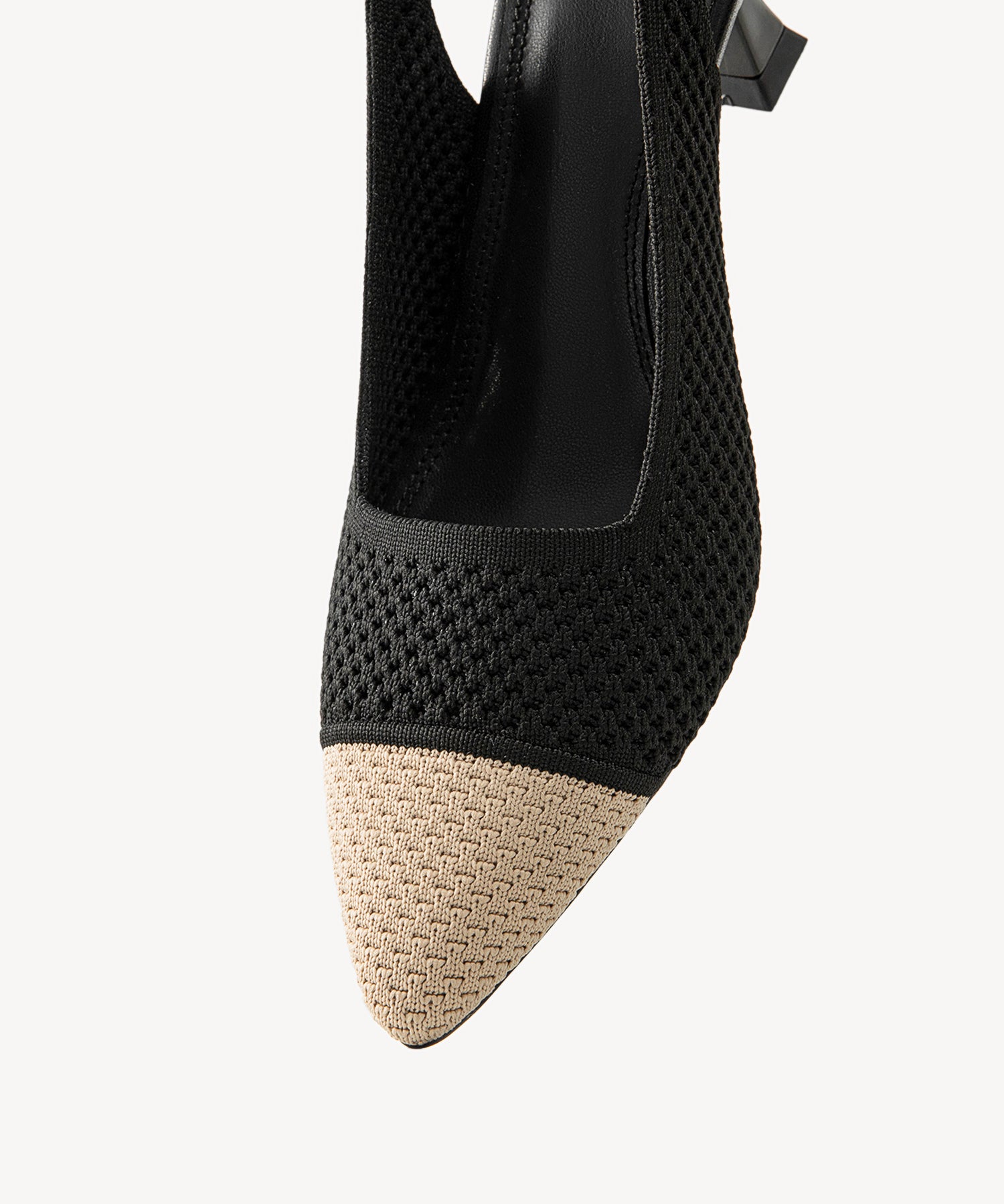 AirLoom Pointed Toe Slingback Pumps COSY ISLAND #color_Black/Apricot