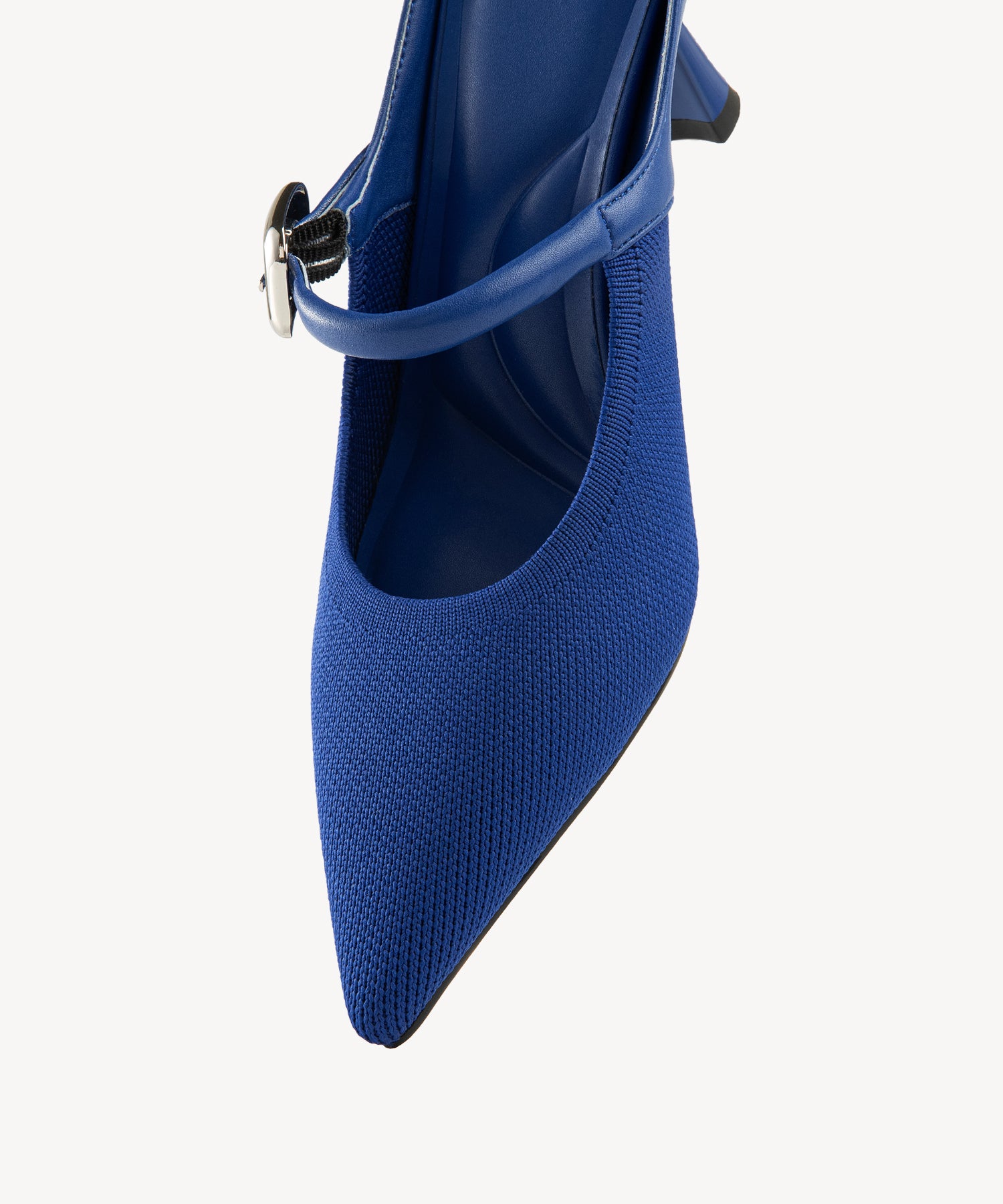 MOUSSE FIT Sexy Pointed Toe Heeled Mules Cosy Island #color_blue