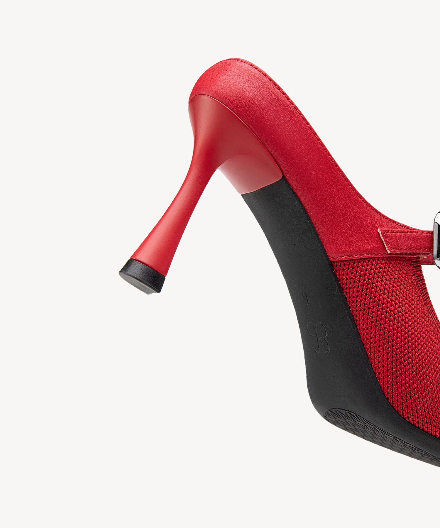 GraceLithe Pointed Toe Heeled Mules — Pro#color_red