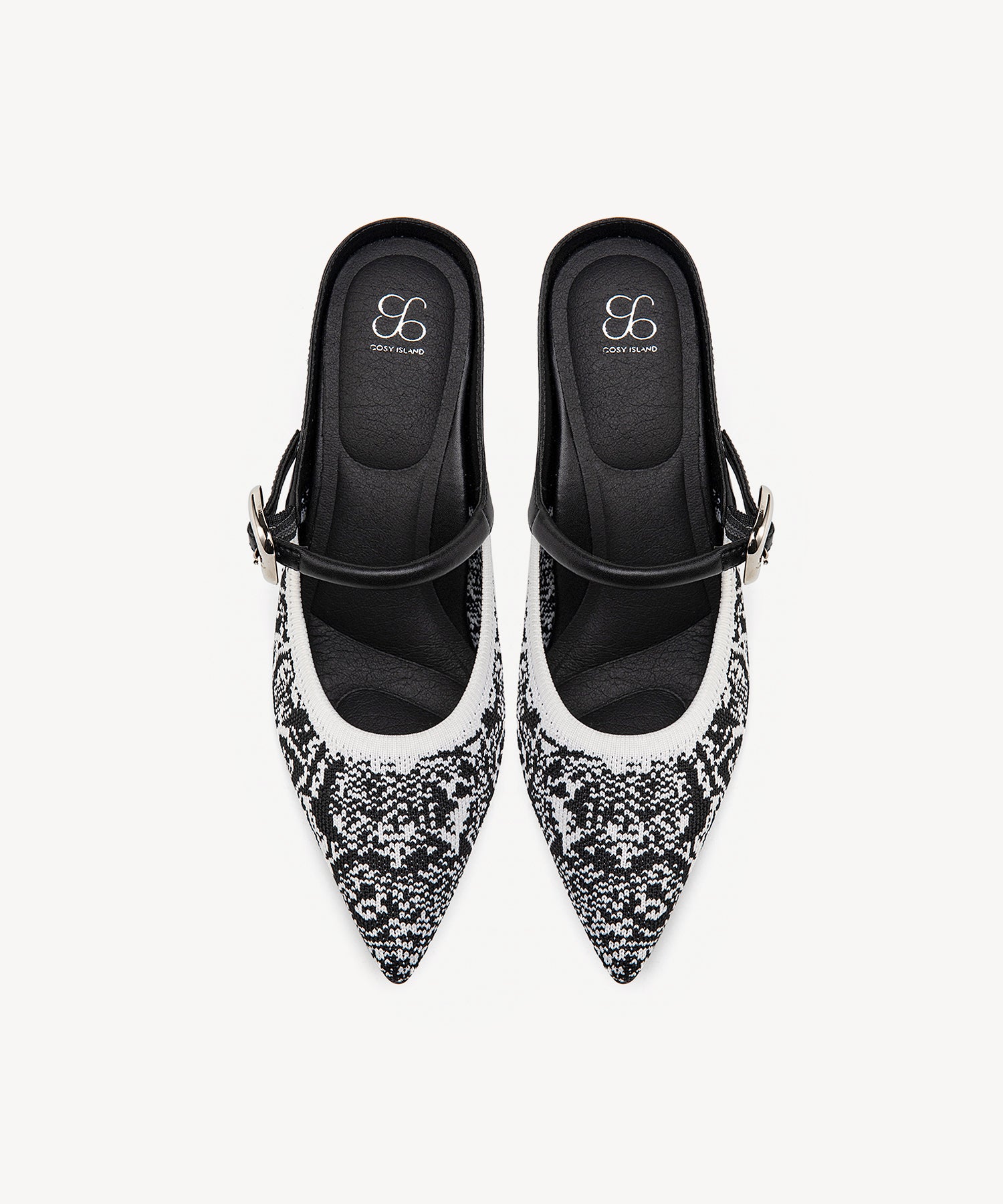 GraceLithe Pointed Toe Heeled Mules — Pro#color_snake print