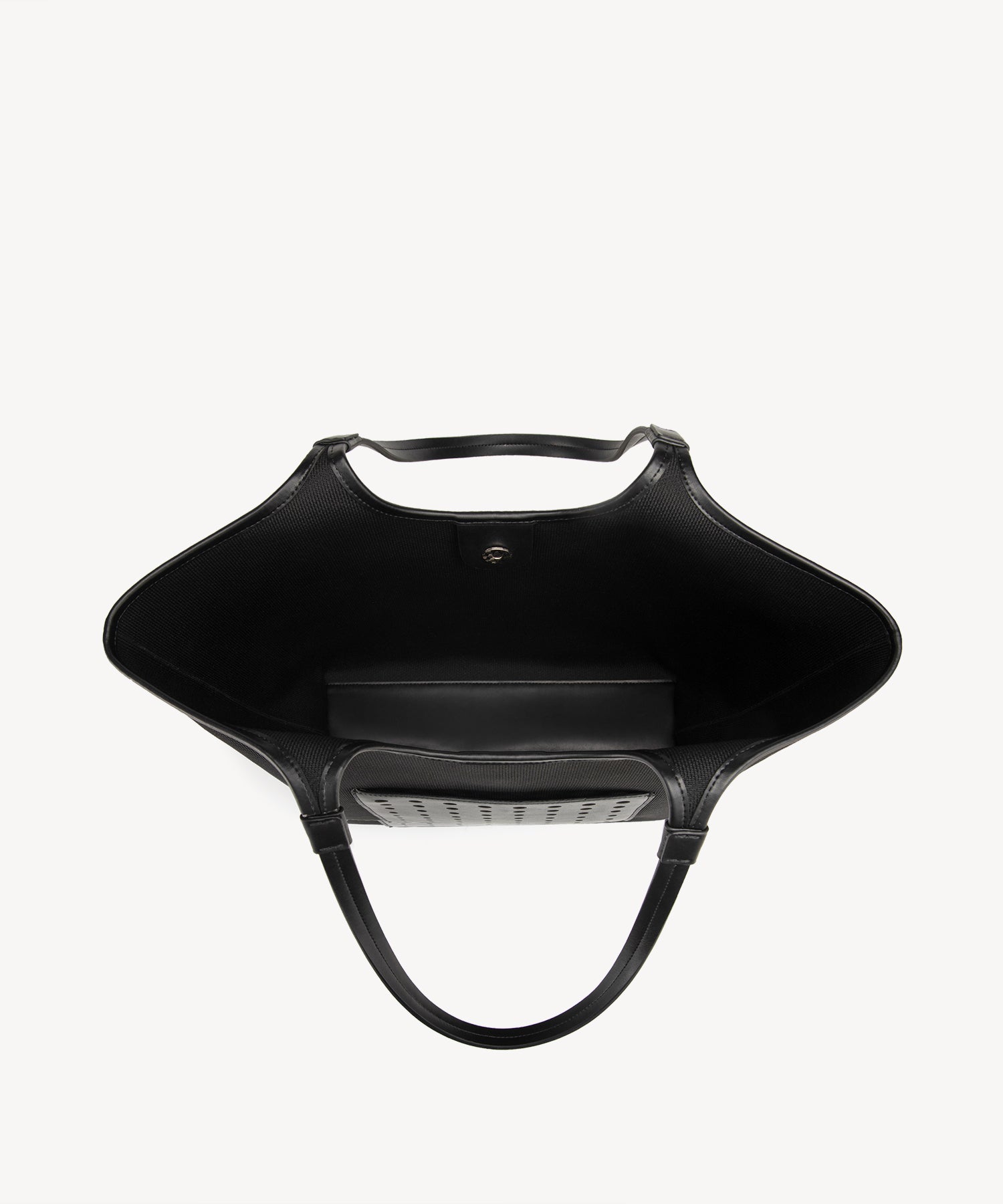 Classic Shoulder Tote Bags COSY ISLAND #color_black