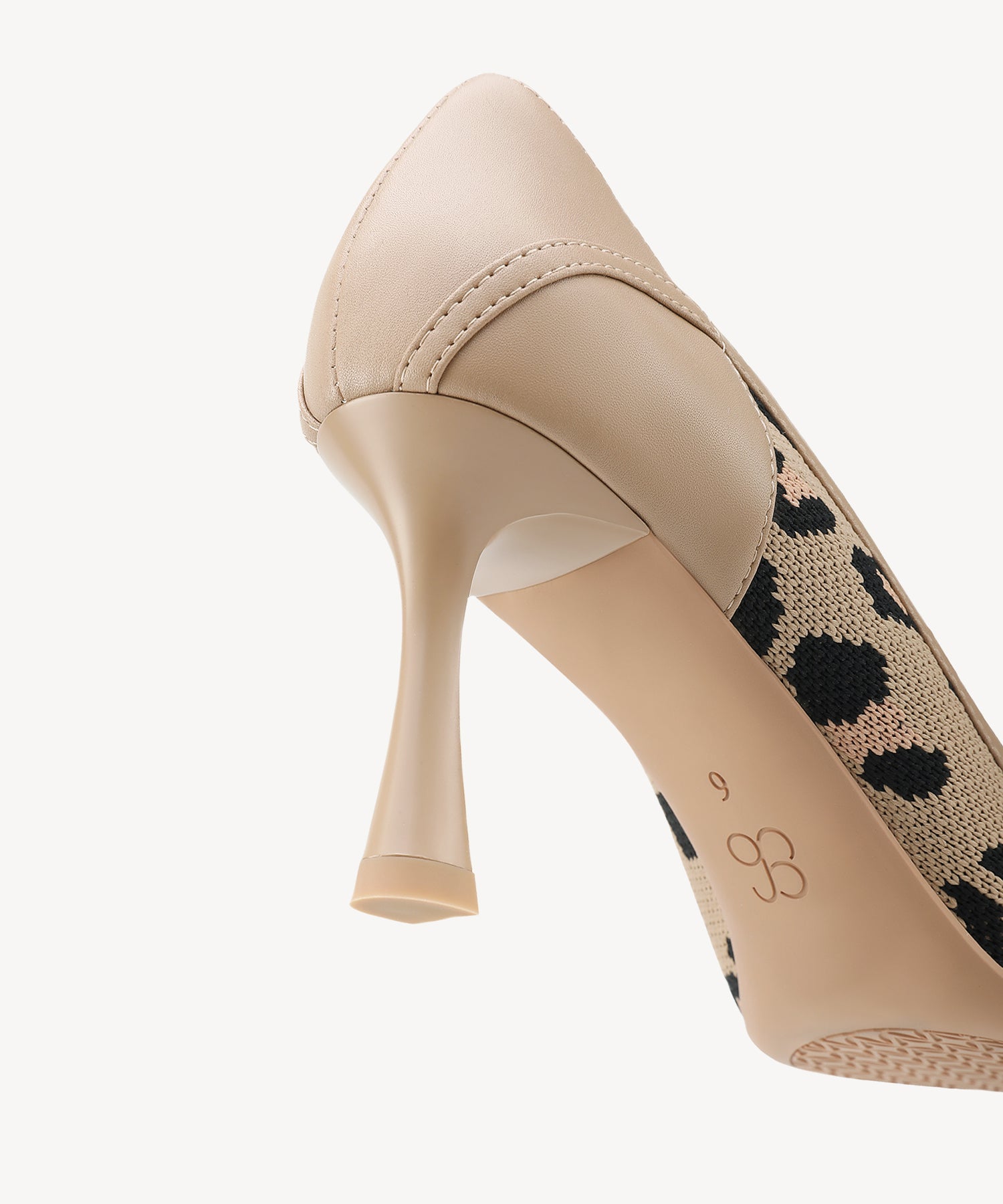Minimalist Grace Pointed Toe Heeled Pumps
#color_leopard