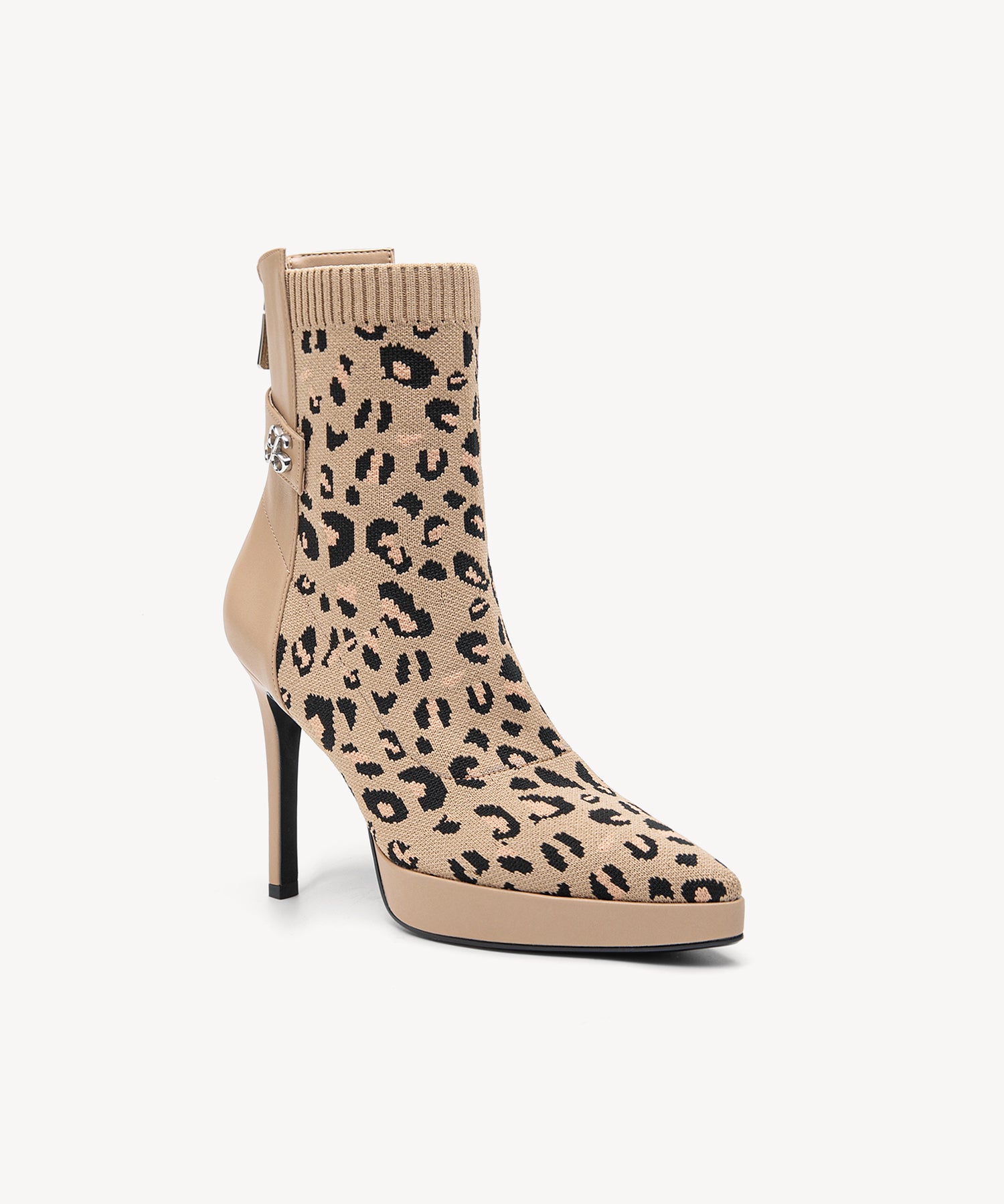 Sexy Pointed Toe Soles Ankle Boots #color_leopard