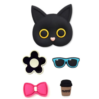 Detachable DIY Bag Accessories Cosy Island #color_black