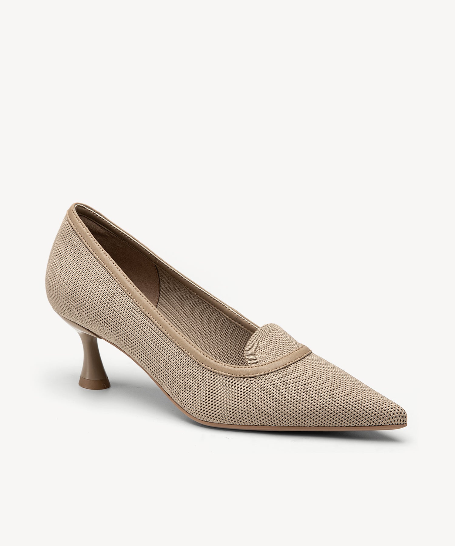 Minimalist Pointed Toe Heeled Pumps