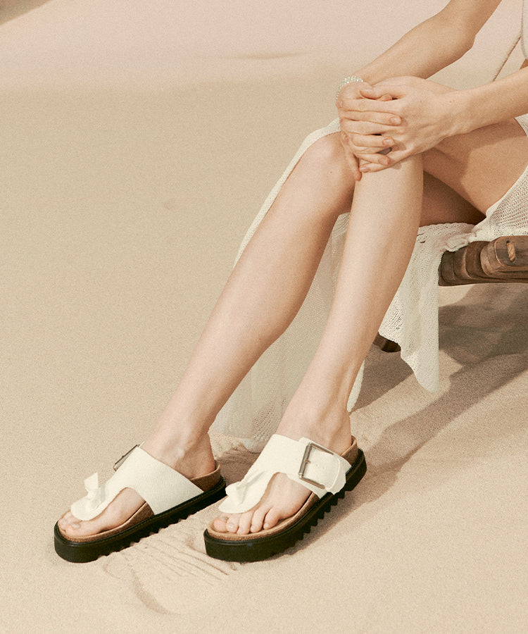 SunKiss Flip Flop Sandals COSY ISLAND #color_white