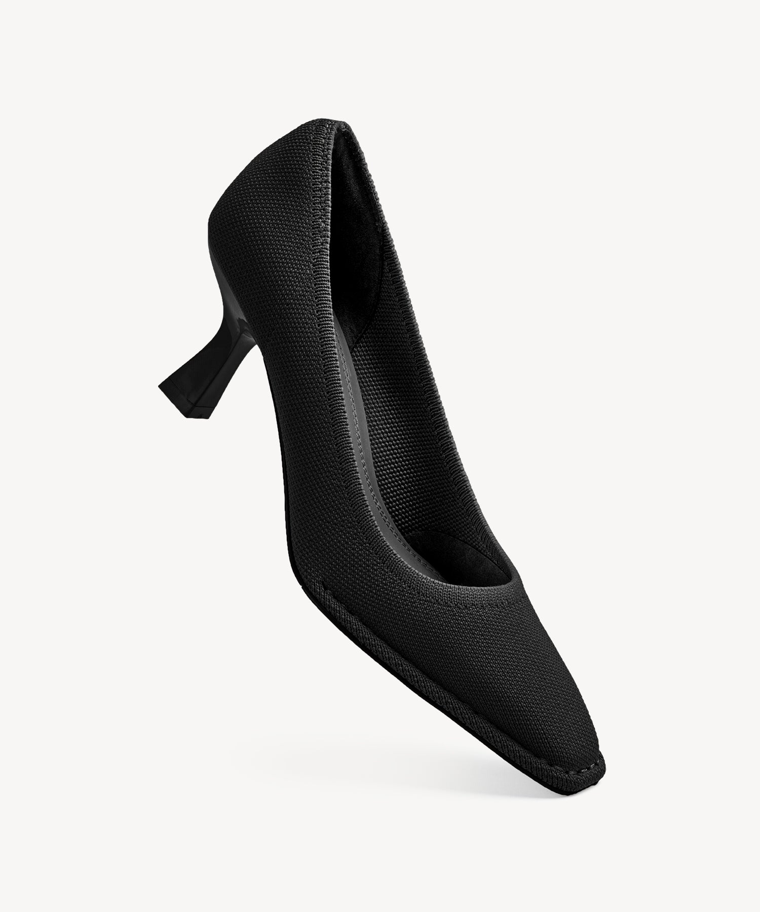 MOUSSE FIT Solid Color Stiletto Pumps Cosy Island #color_black