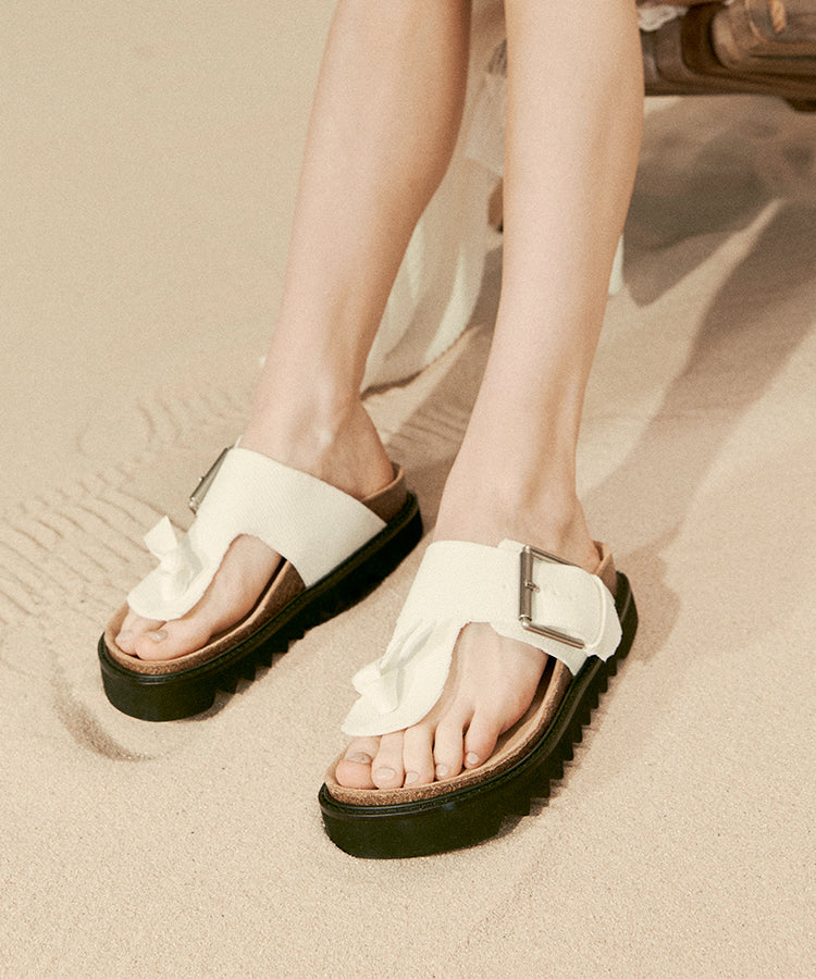 SunKiss Flip Flop Sandals COSY ISLAND #color_white