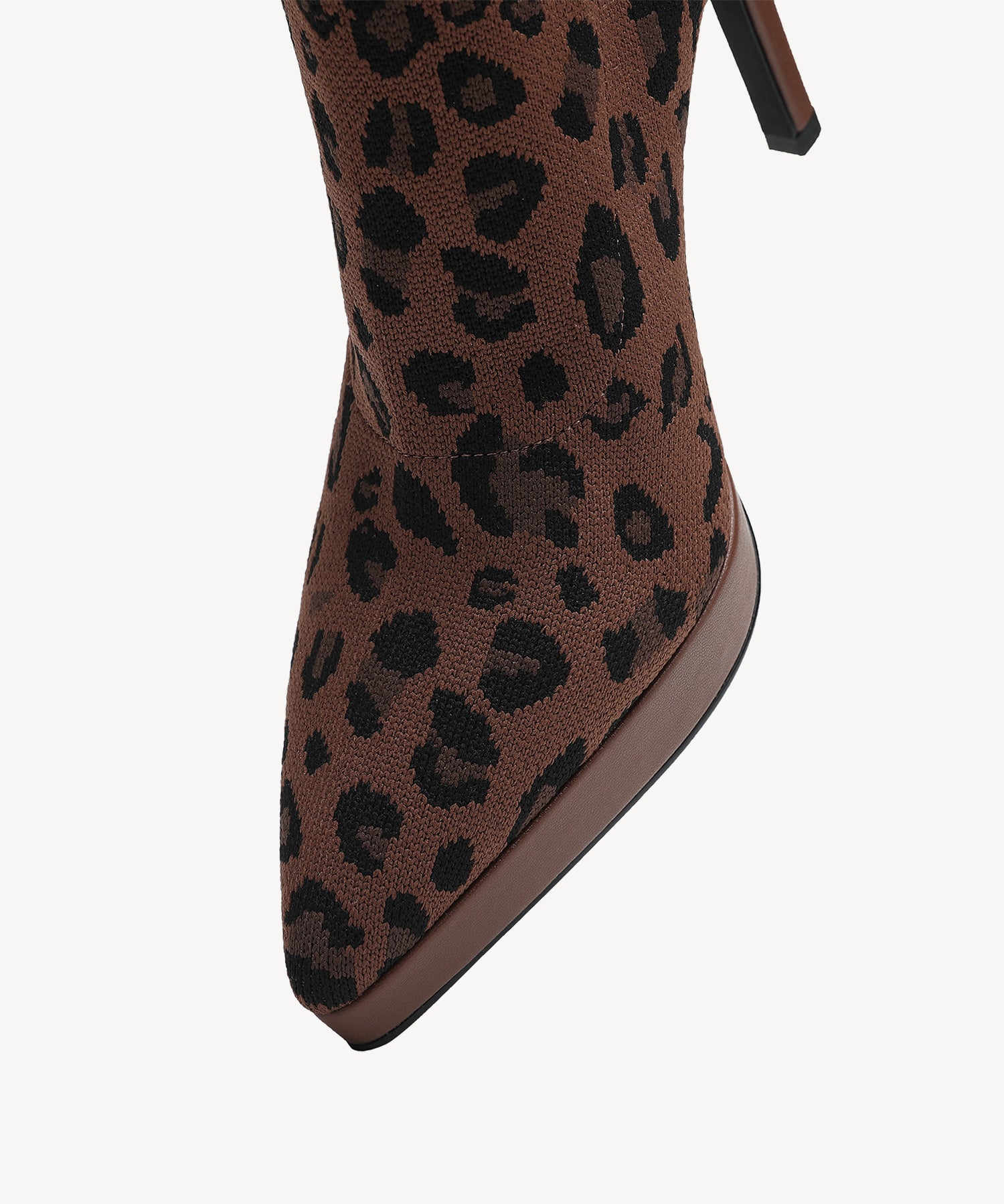 Sexy Pointed Toe Soles Ankle Boots Velvet Apricot