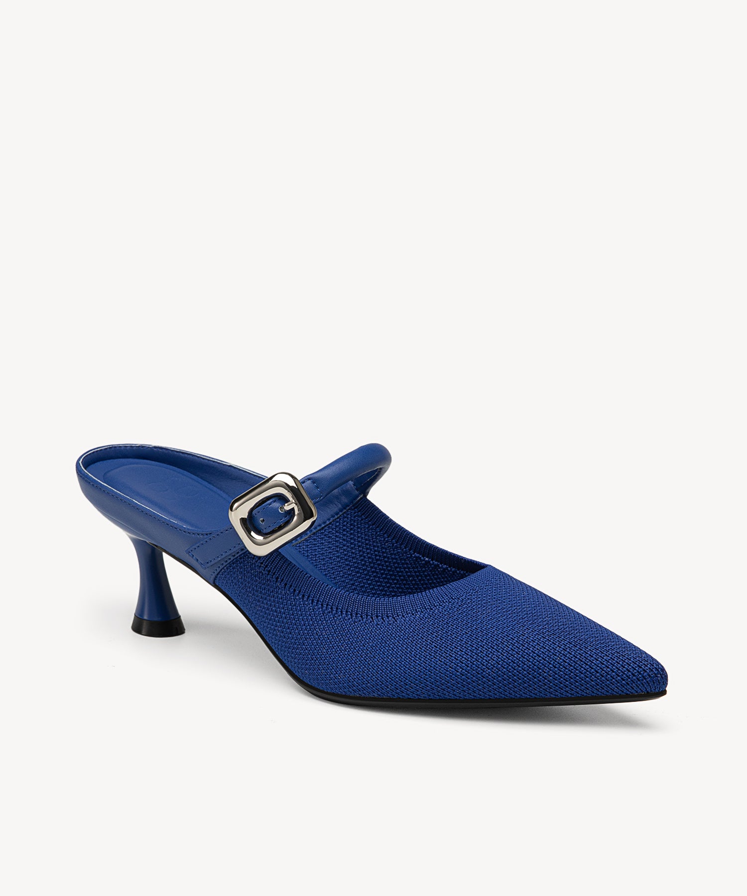 Gracelithe Pointed Toe Low Heeled Mules COSY ISLAND #color_blue