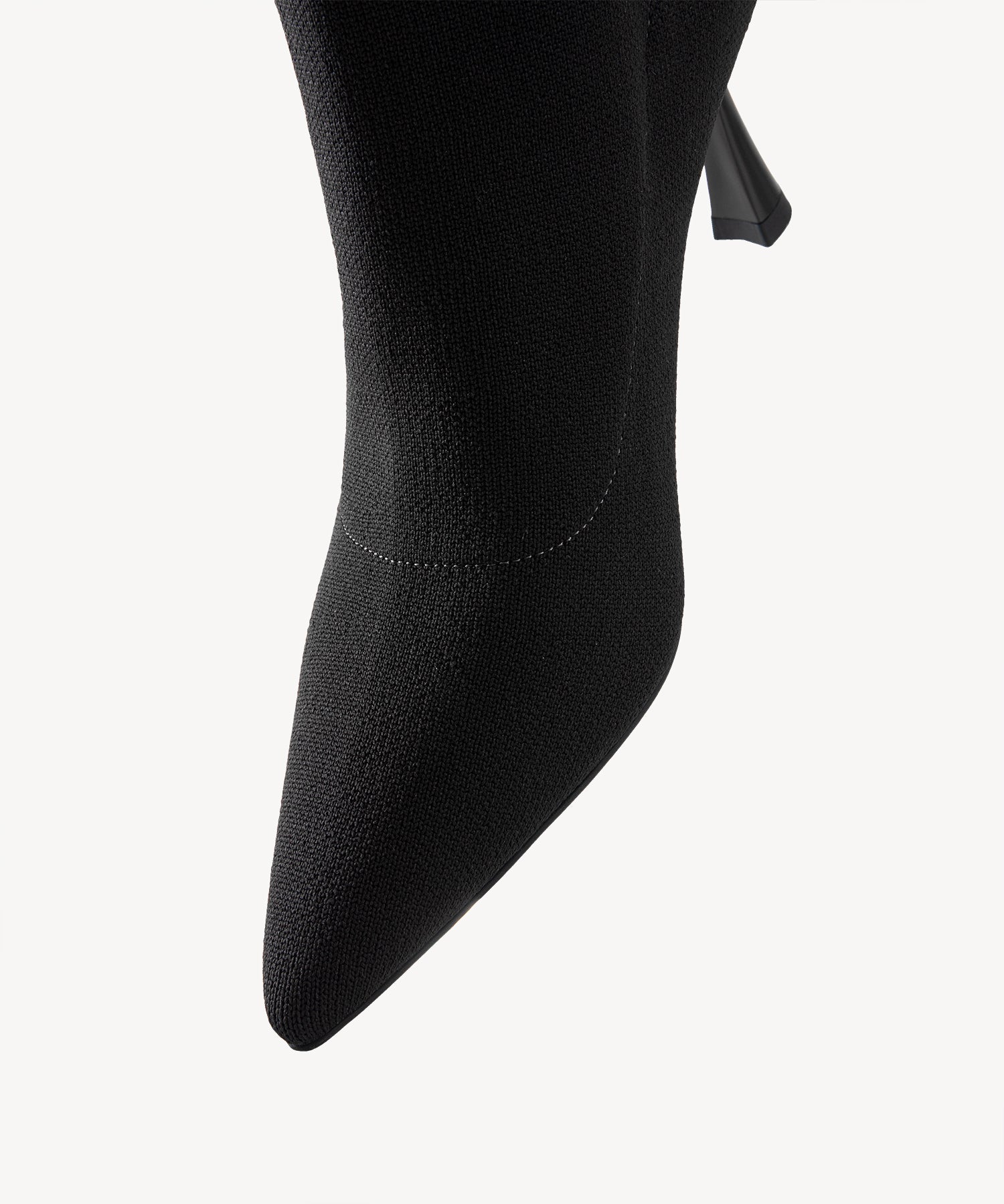 Signature Pointed Toe Sock Ankle Boots