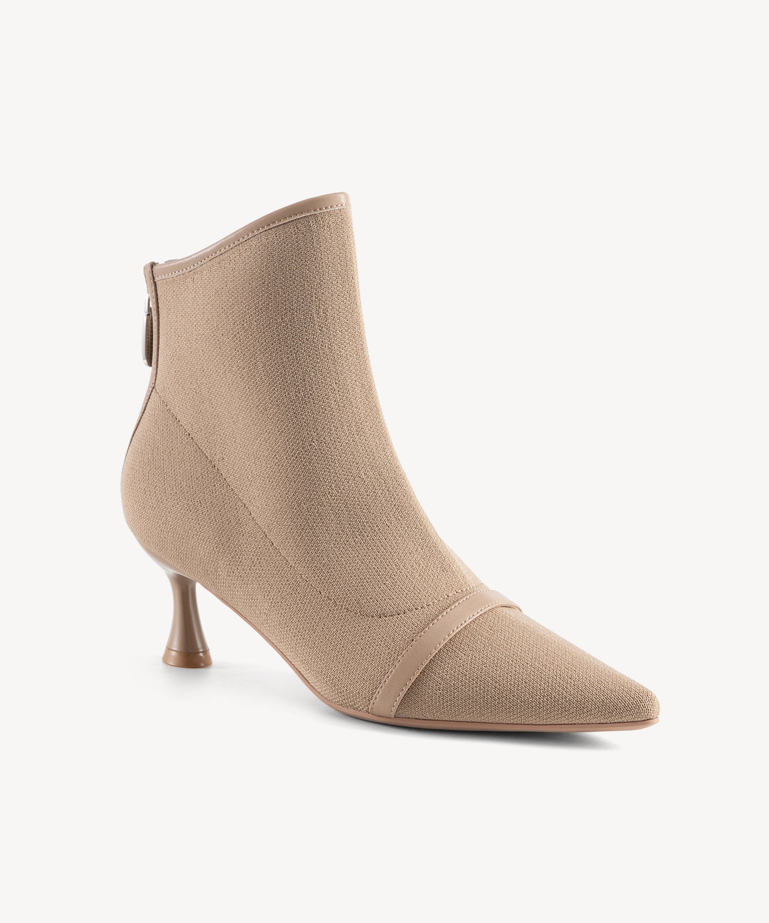 Classic Allure Pointed Toe Sock Ankle Boots