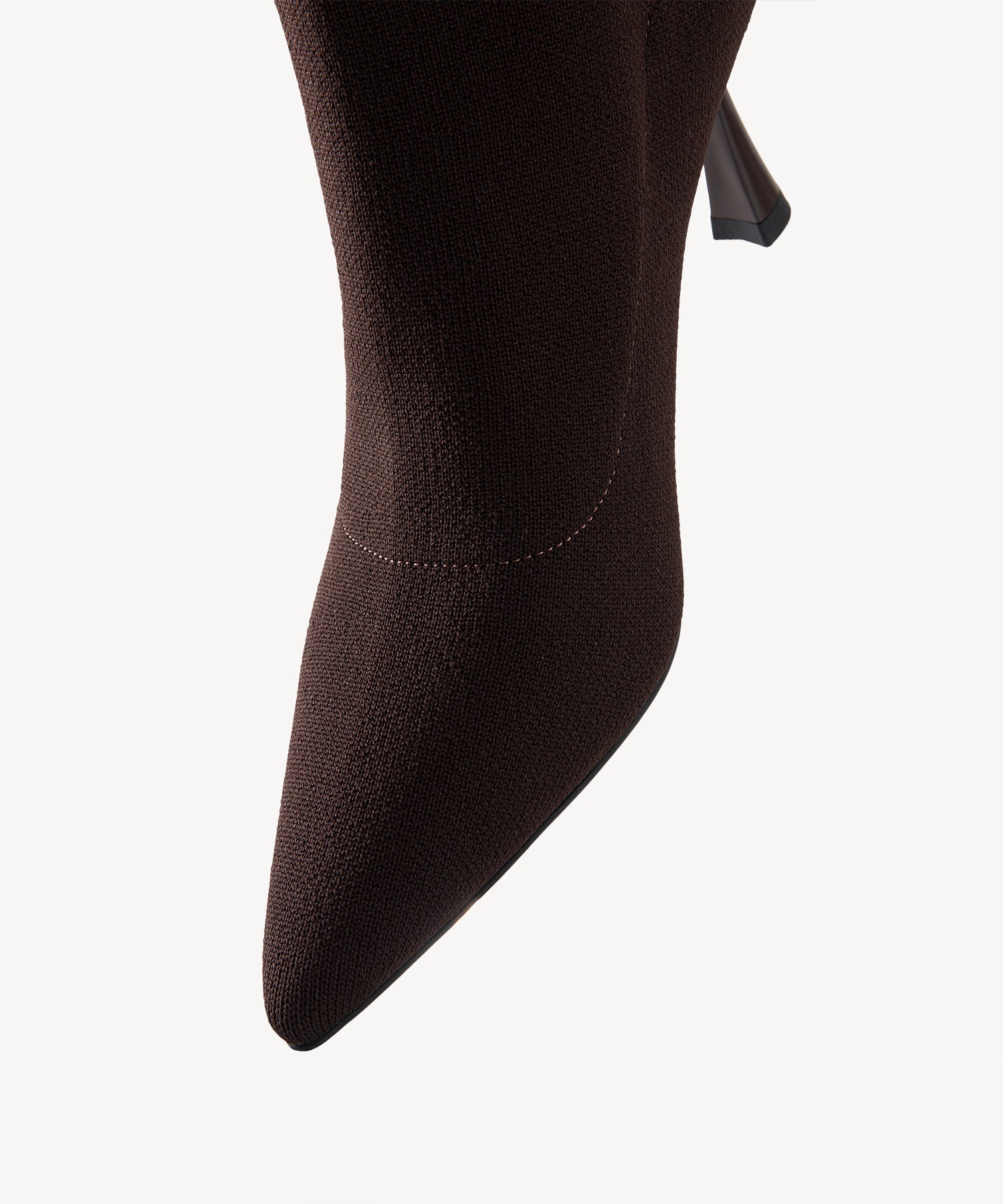 Signature Pointed Toe Sock Ankle Boots