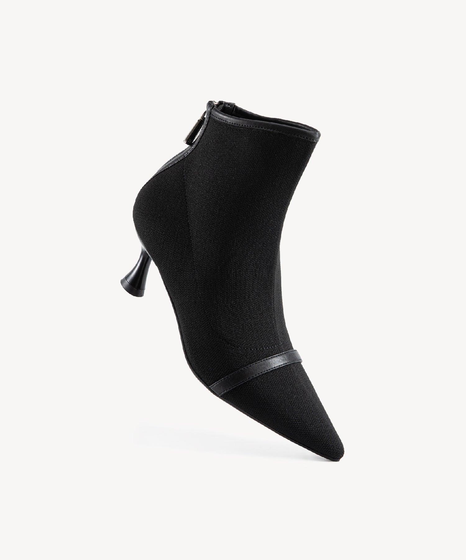 Classic Allure Pointed Toe Sock Ankle Boots