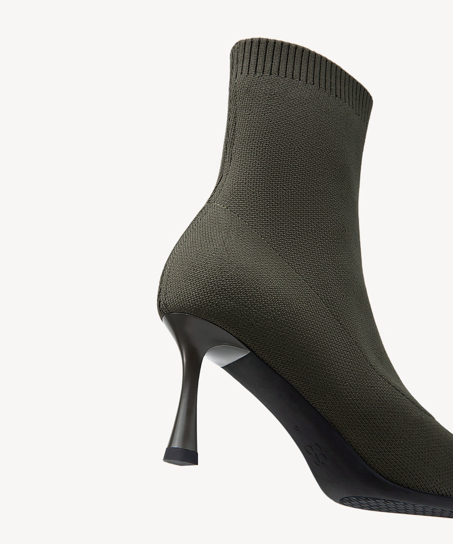 Minimalist Pointed Toe Sock Ankle Boots