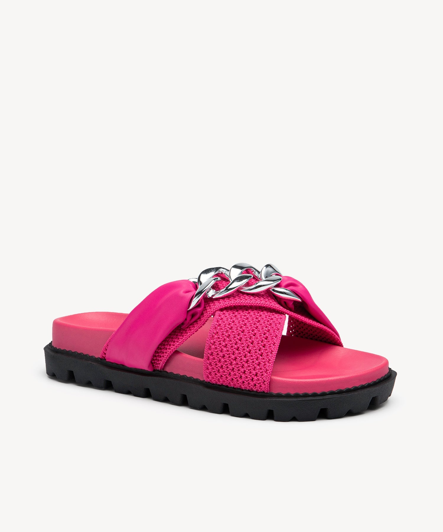 SunKiss Chain Platform Sandals COSY ISLAND #color_hot pink