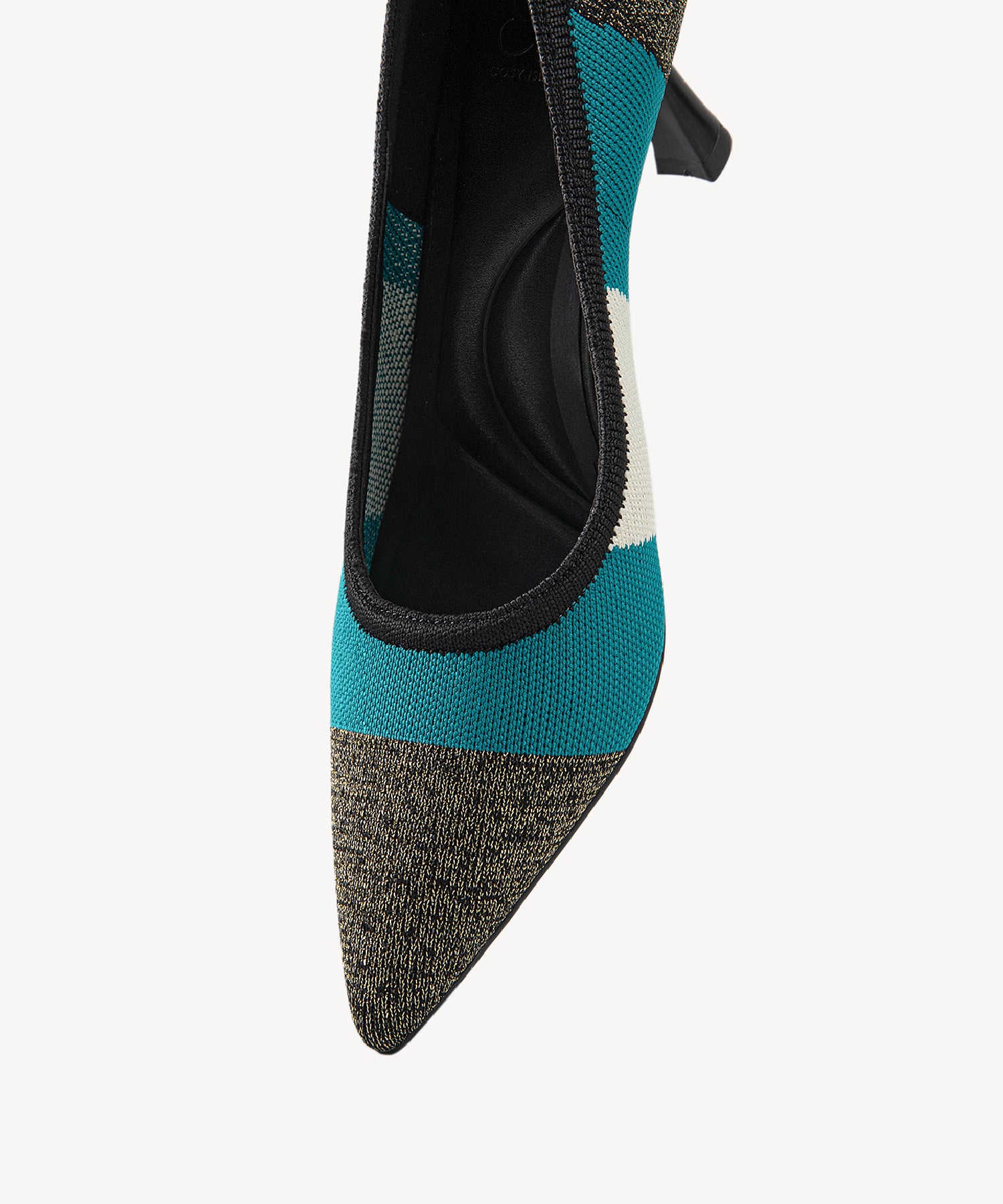 Modern Mosaic Heeled Pumps