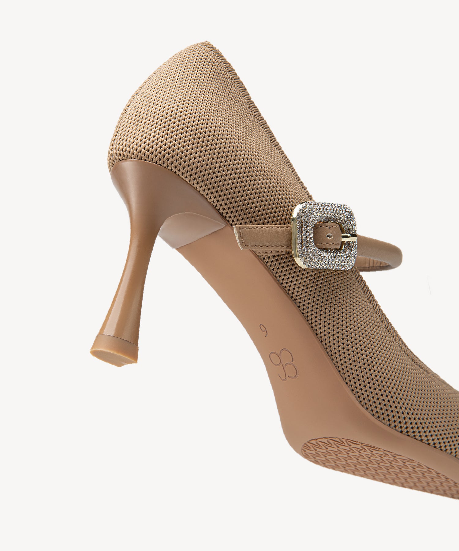 Gracelithe Shimmer Buckle Pumps