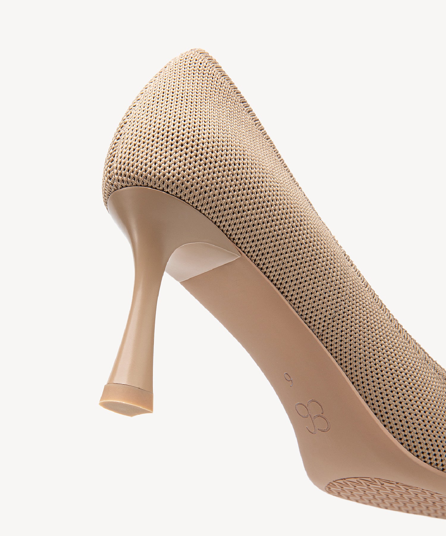 Minimalist Mesh Stiletto Heeled Pumps