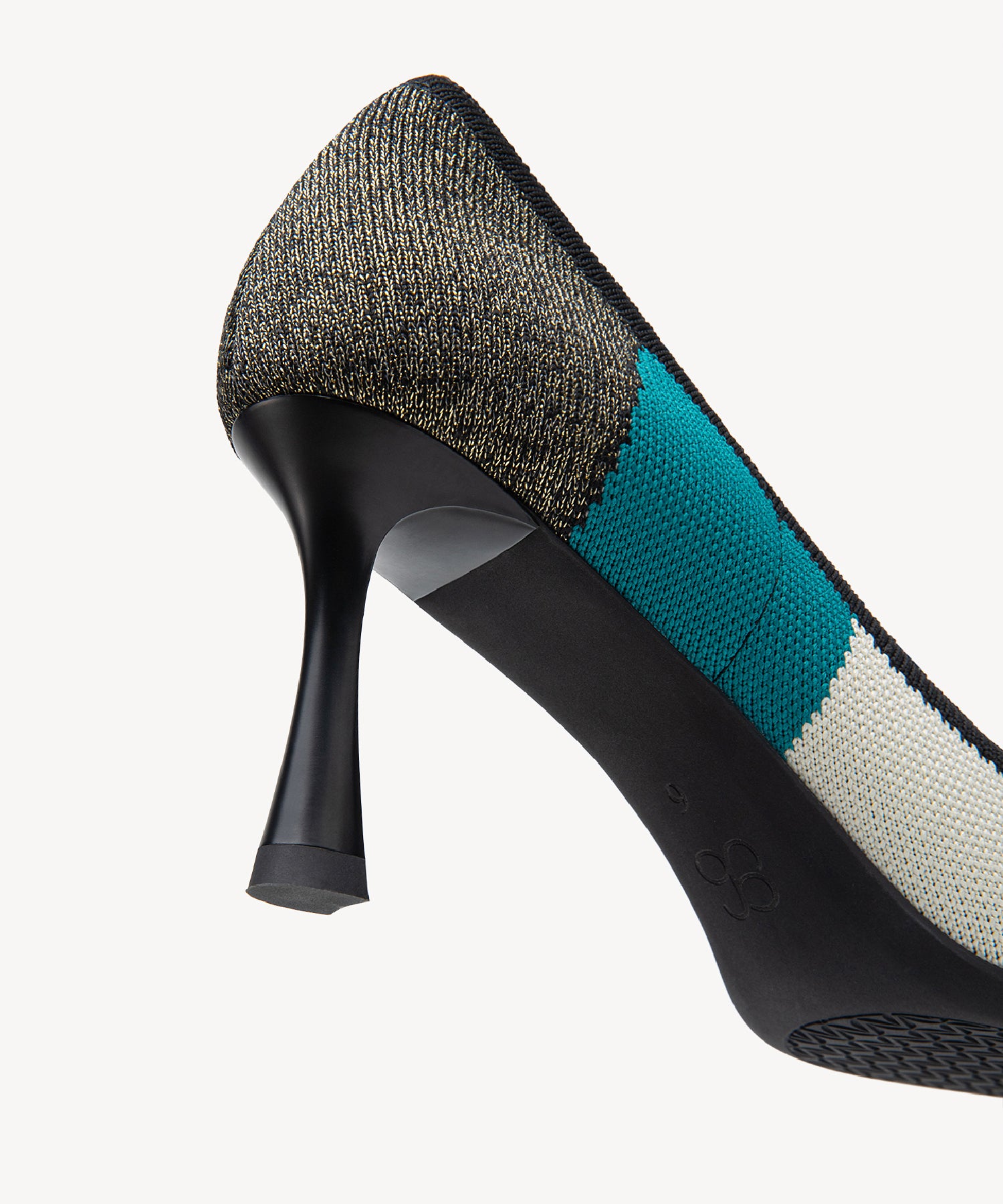 Modern Mosaic Heeled Pumps