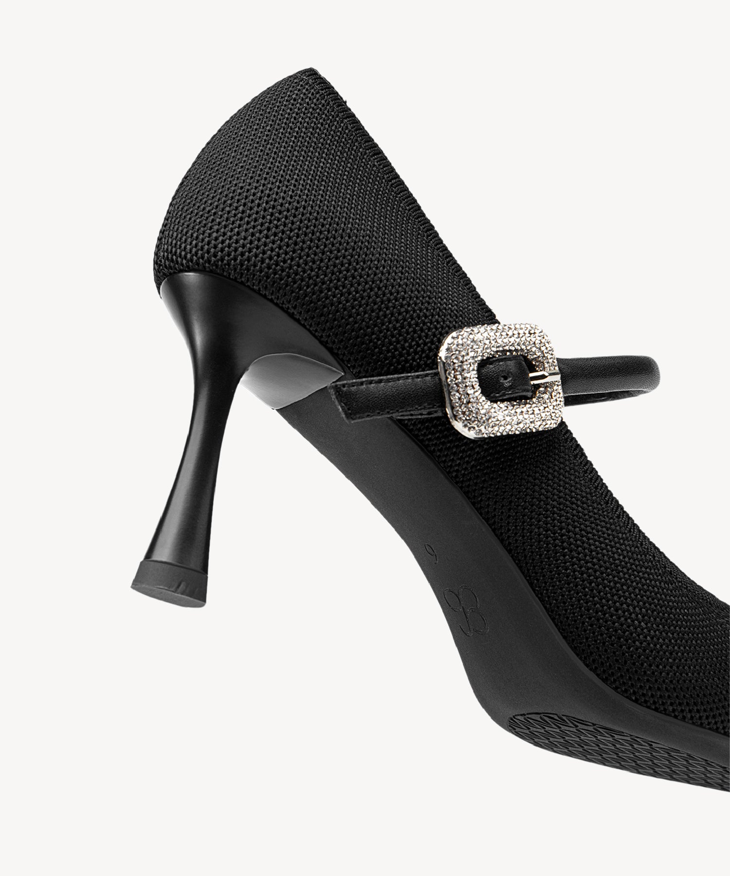 Gracelithe Shimmer Buckle Pumps