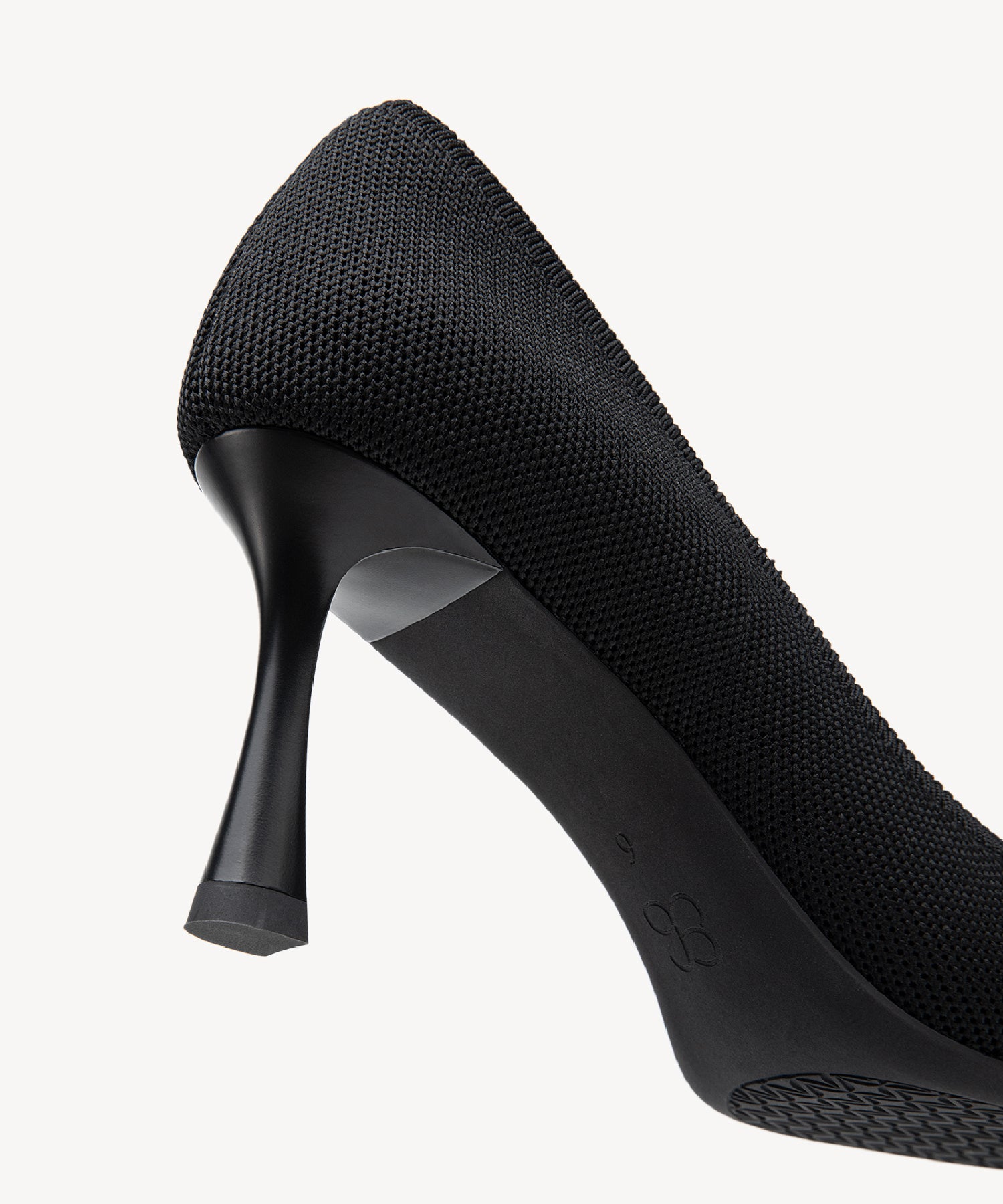 Minimalist Mesh Stiletto Heeled Pumps