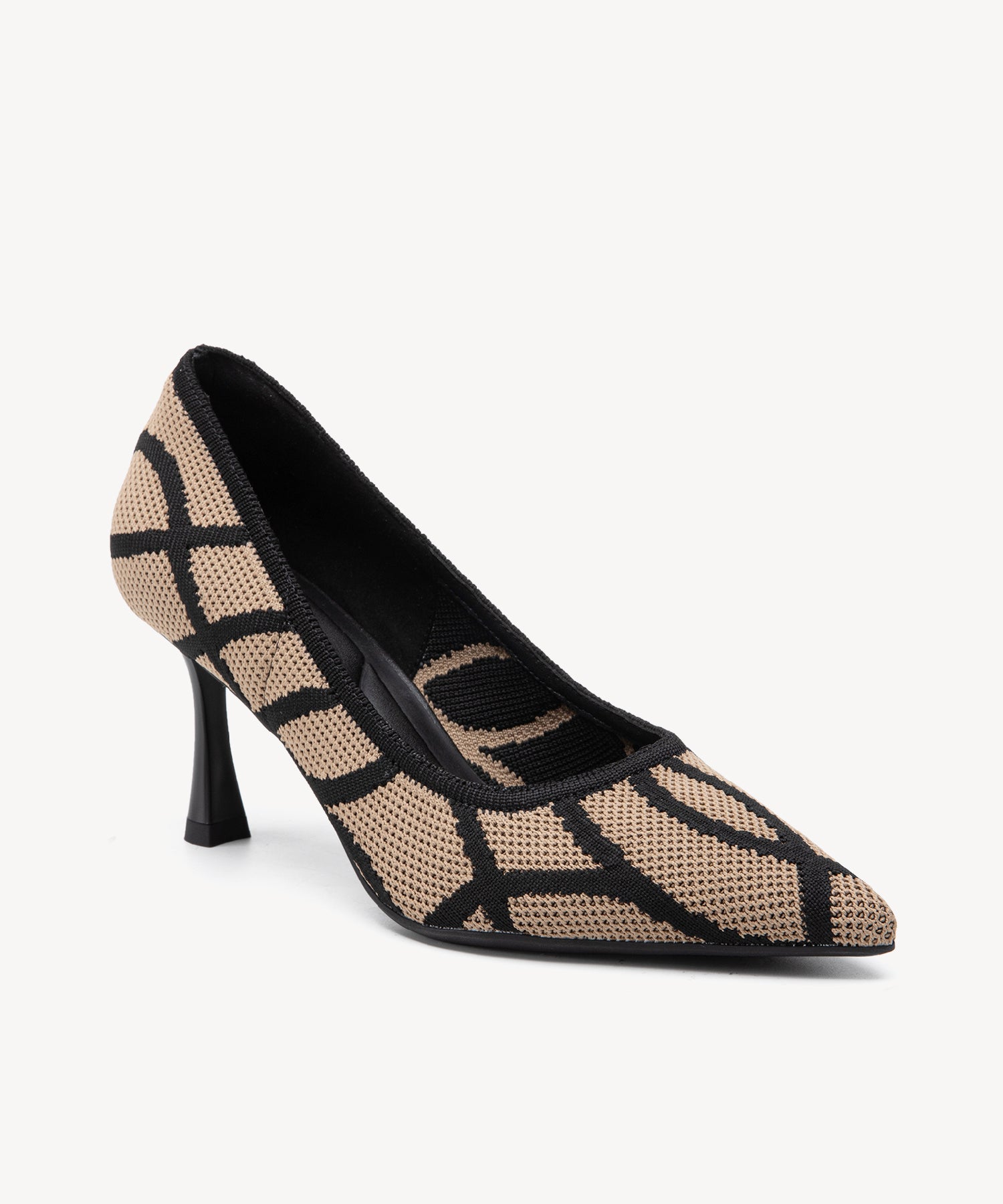 Modern Mosaic Heeled Pumps