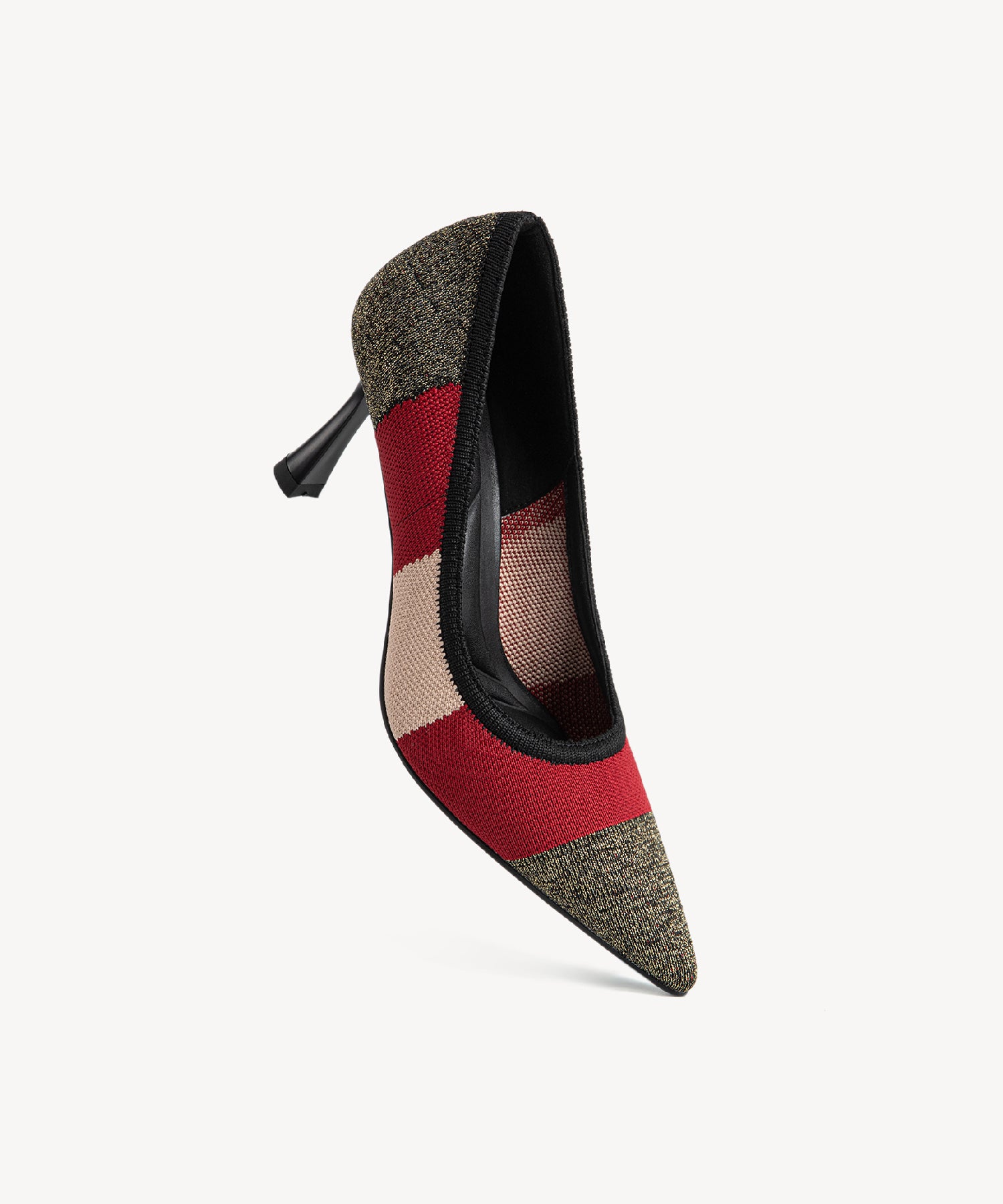 Modern Mosaic Heeled Pumps