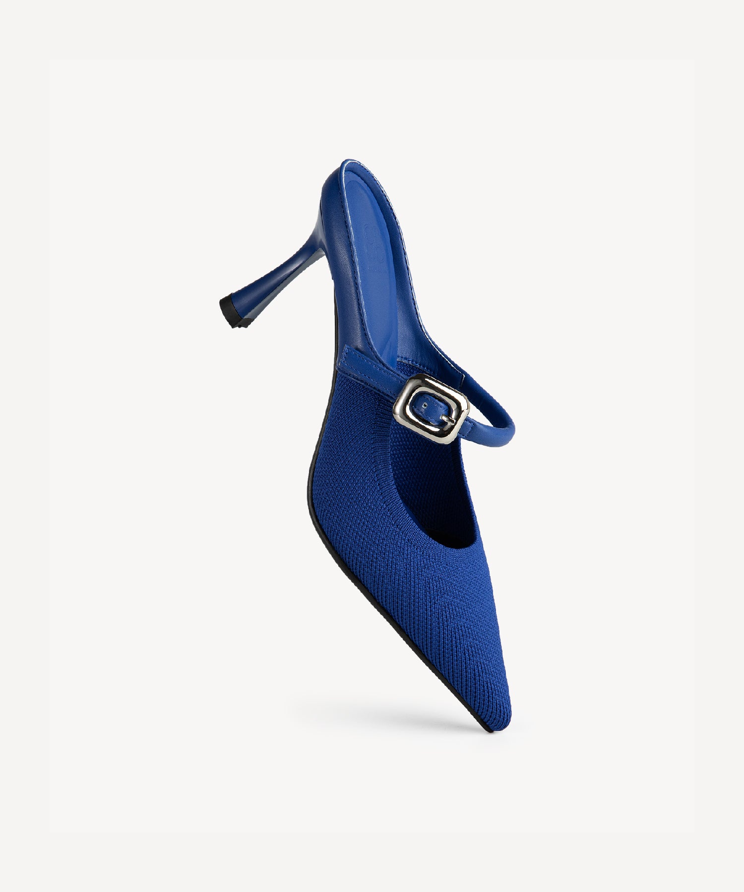 GraceLithe Pointed Toe Heeled Mules#color_blue