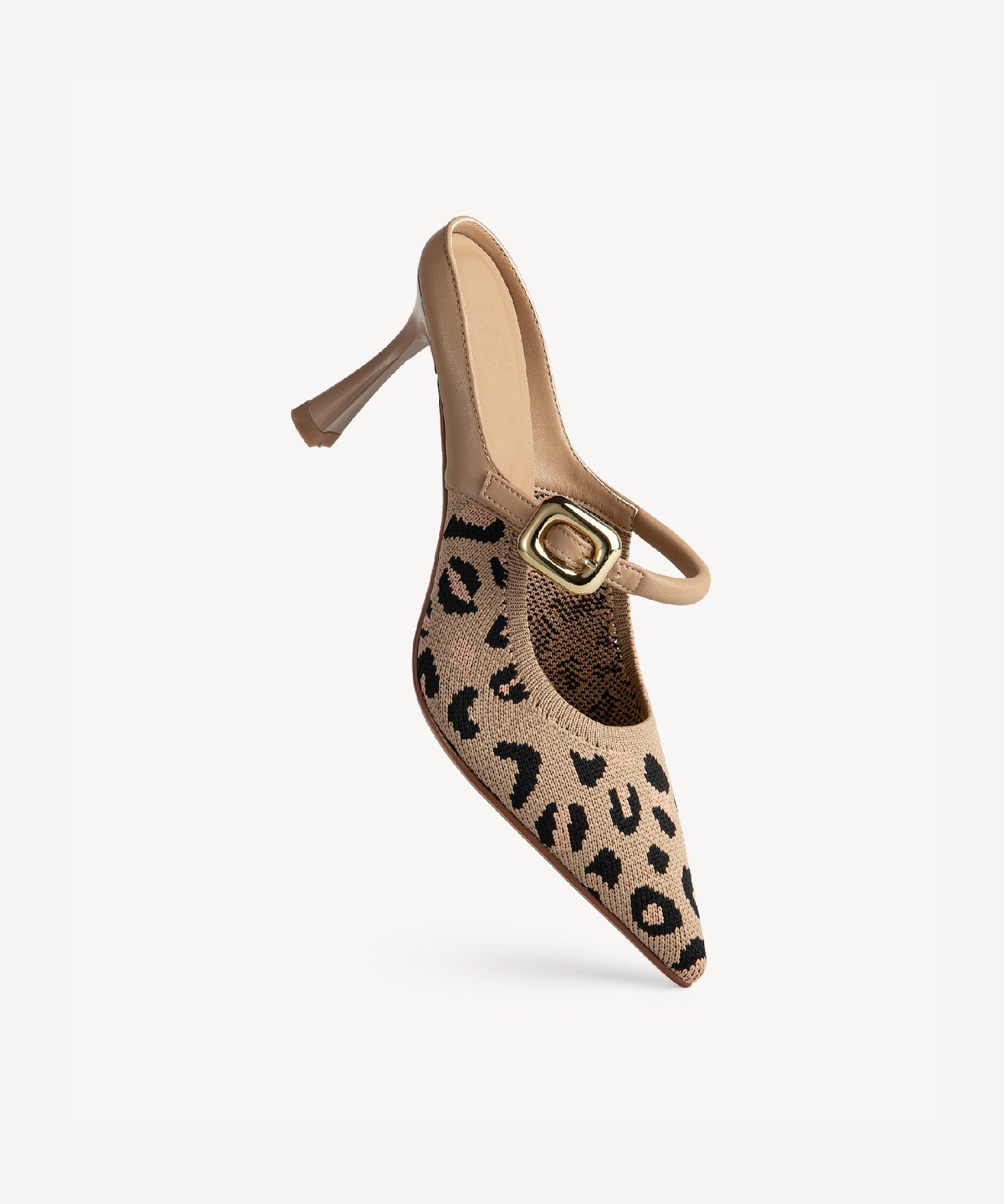 GraceLithe Pointed Toe Heeled Mules#color_leopard