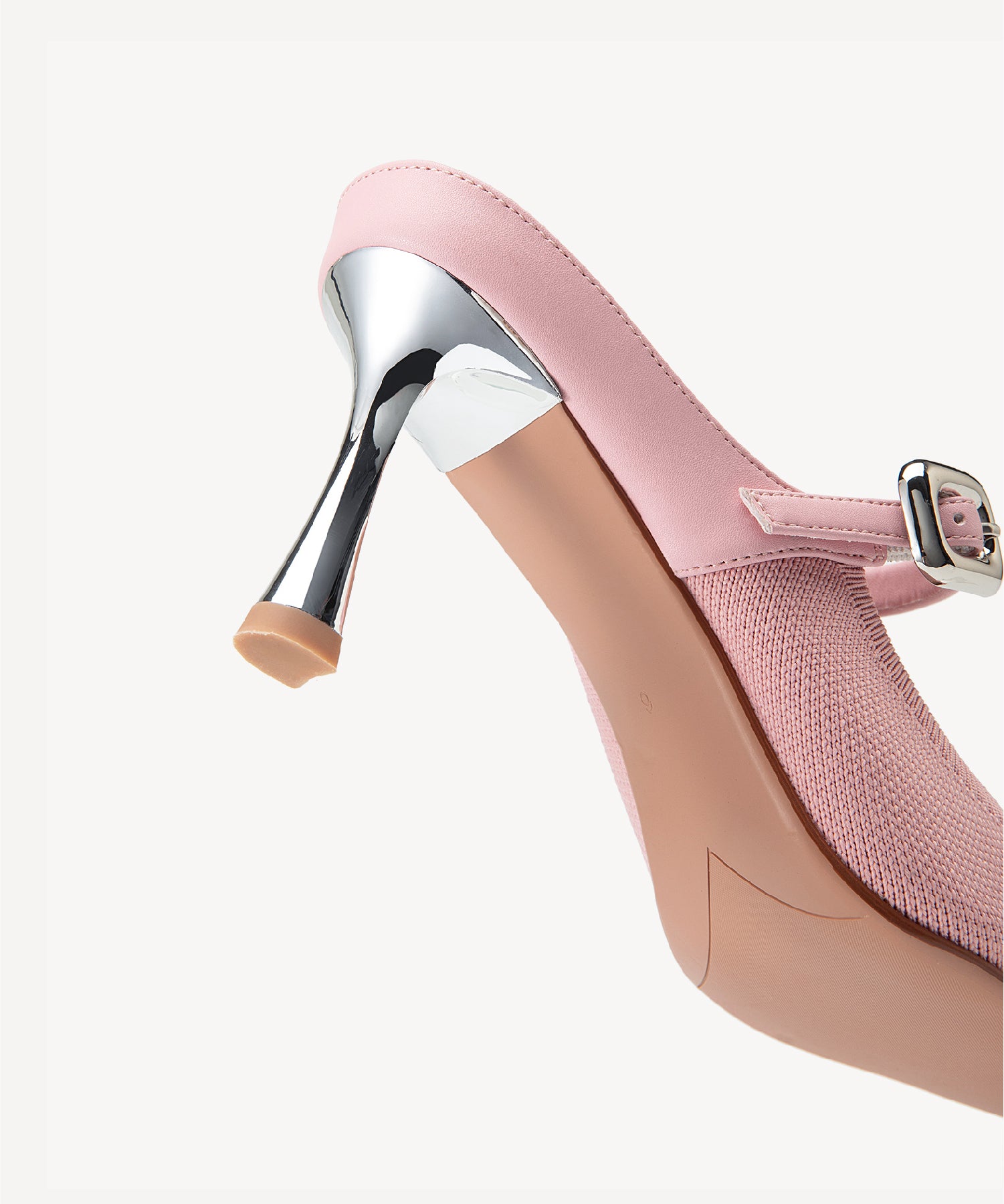 GraceLithe Pointed Toe Heeled Mules#color_pink