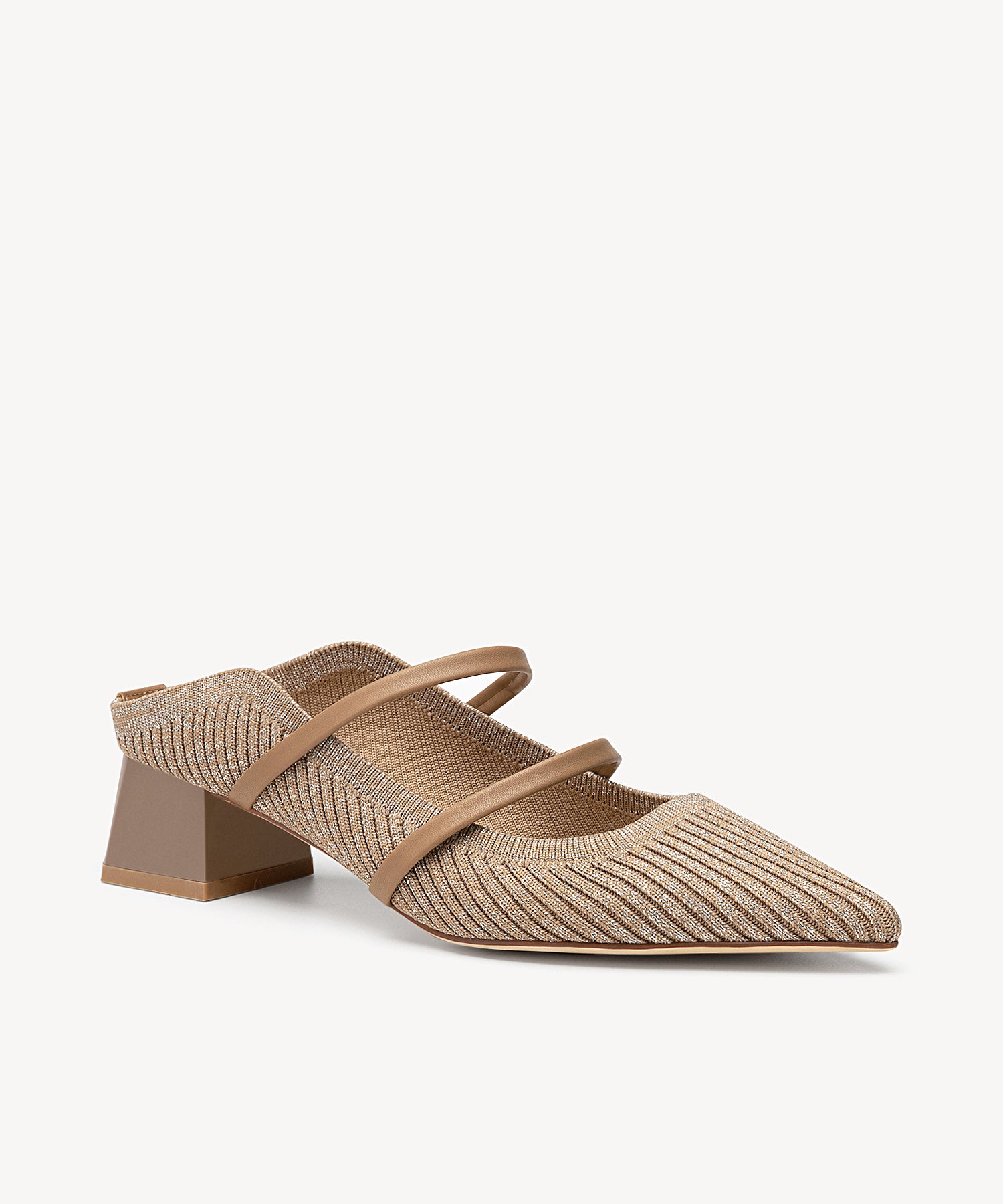 SoftWave Cut Out Block Heeled Mules