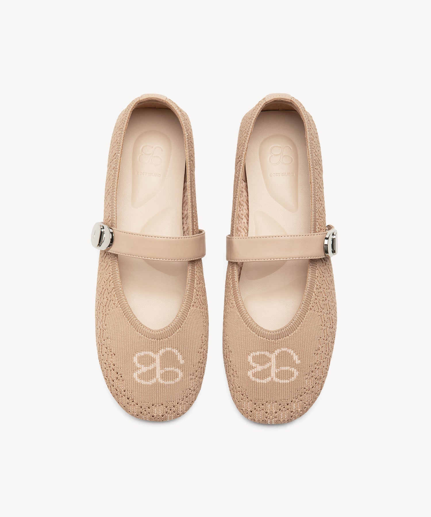 MerryJane Buckle Flat COSY ISLAND #color_nude