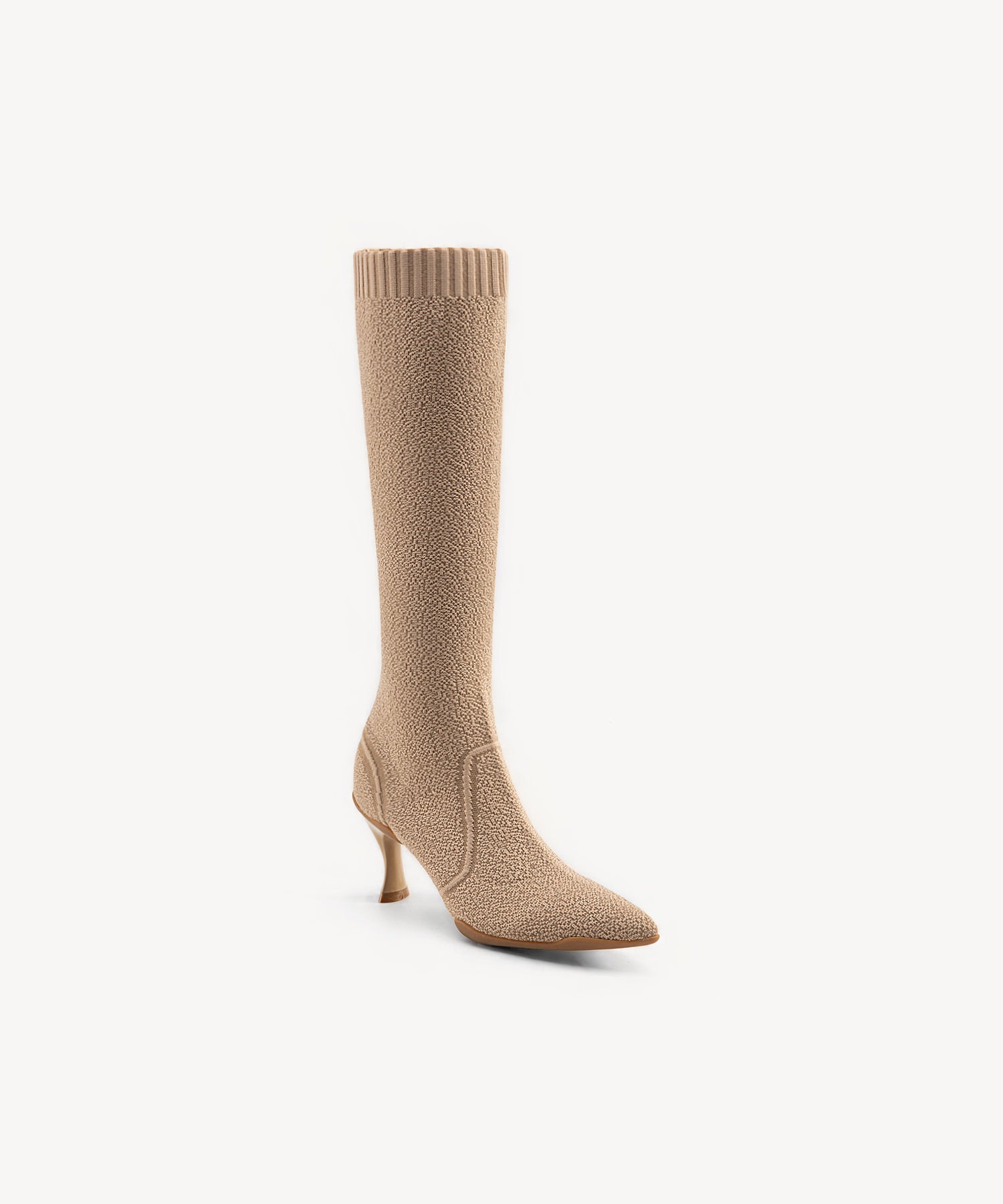 Minimalist  Pointed Toe Heeled Long Boots